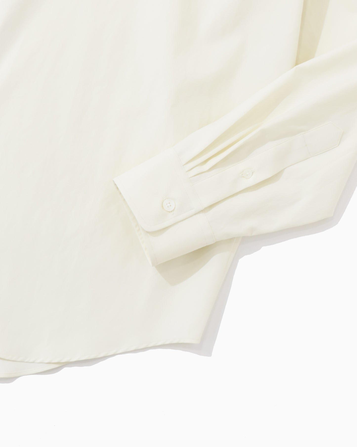 WASHED FINX TWILL SHIRT VANILLA
