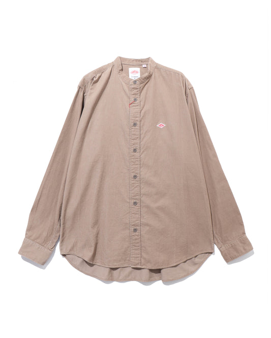 BAND COLLAR SHIRT L/S
