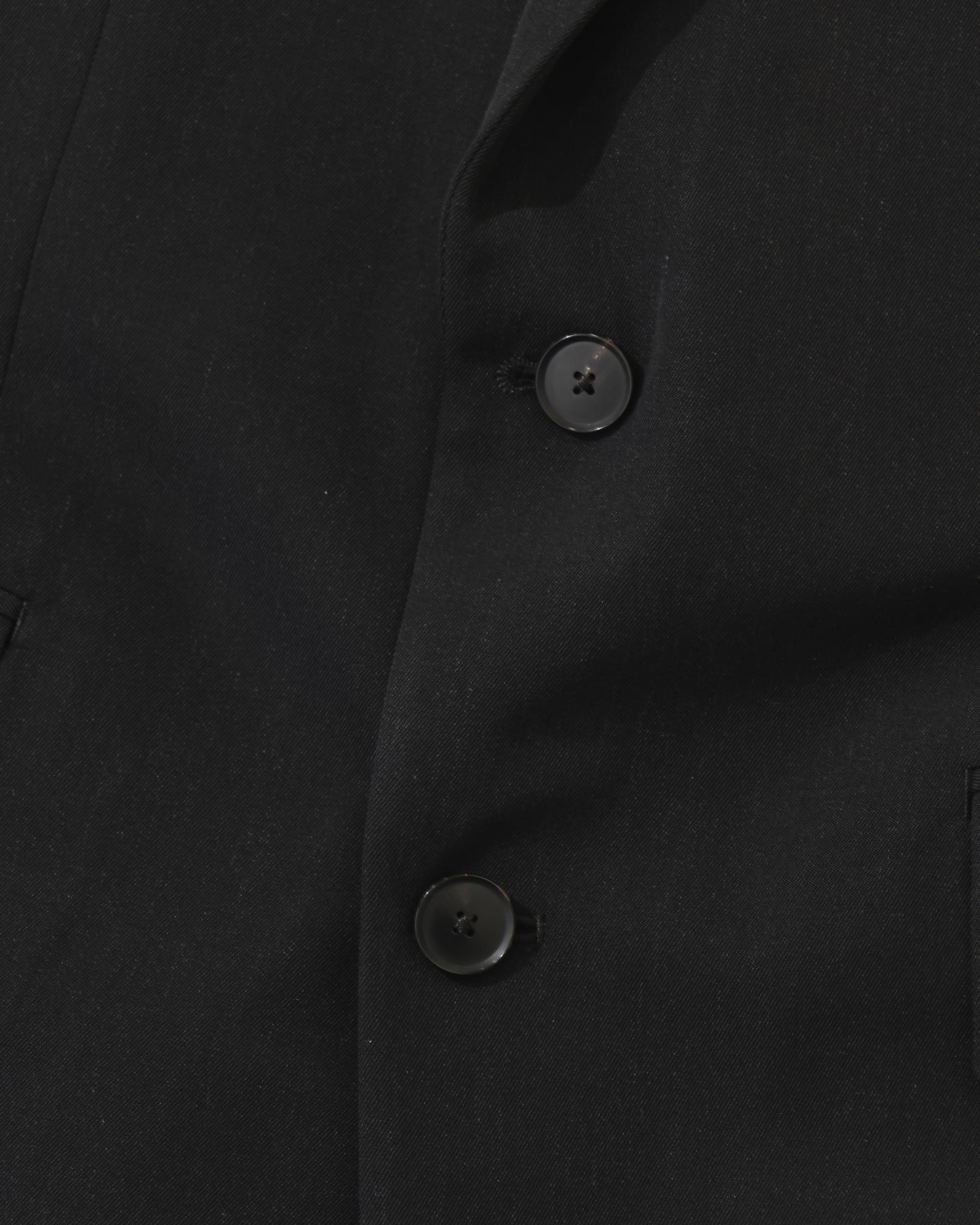 LIGHT WOOL MAX GABARDINE JACKET TOP BLACK