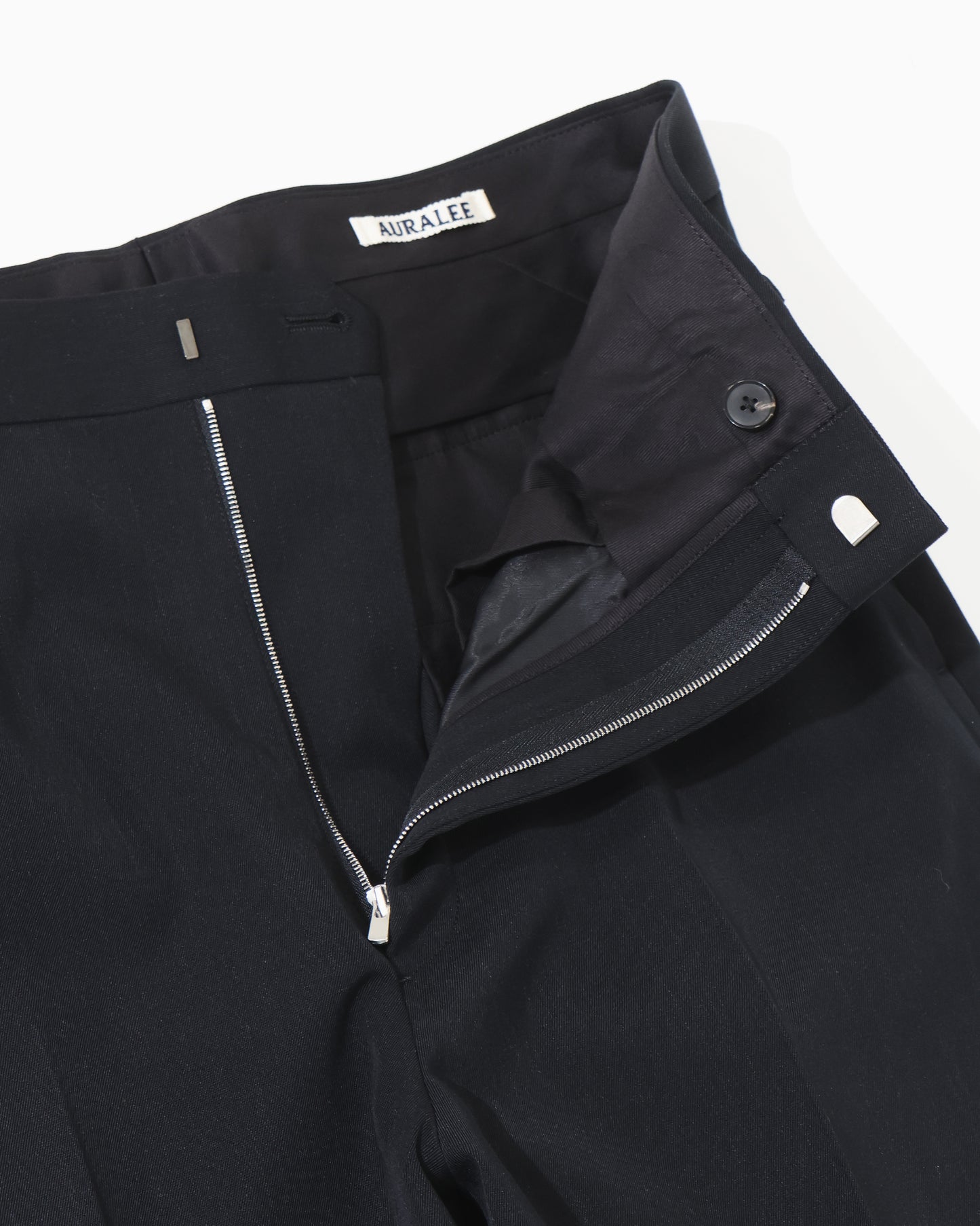 LIGHT WOOL MAX GABARDINE SLACKS TOP BLACK