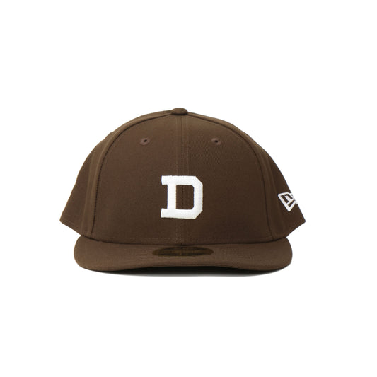 LETTERED LP 59FIFTY NEW ERA  BROWN