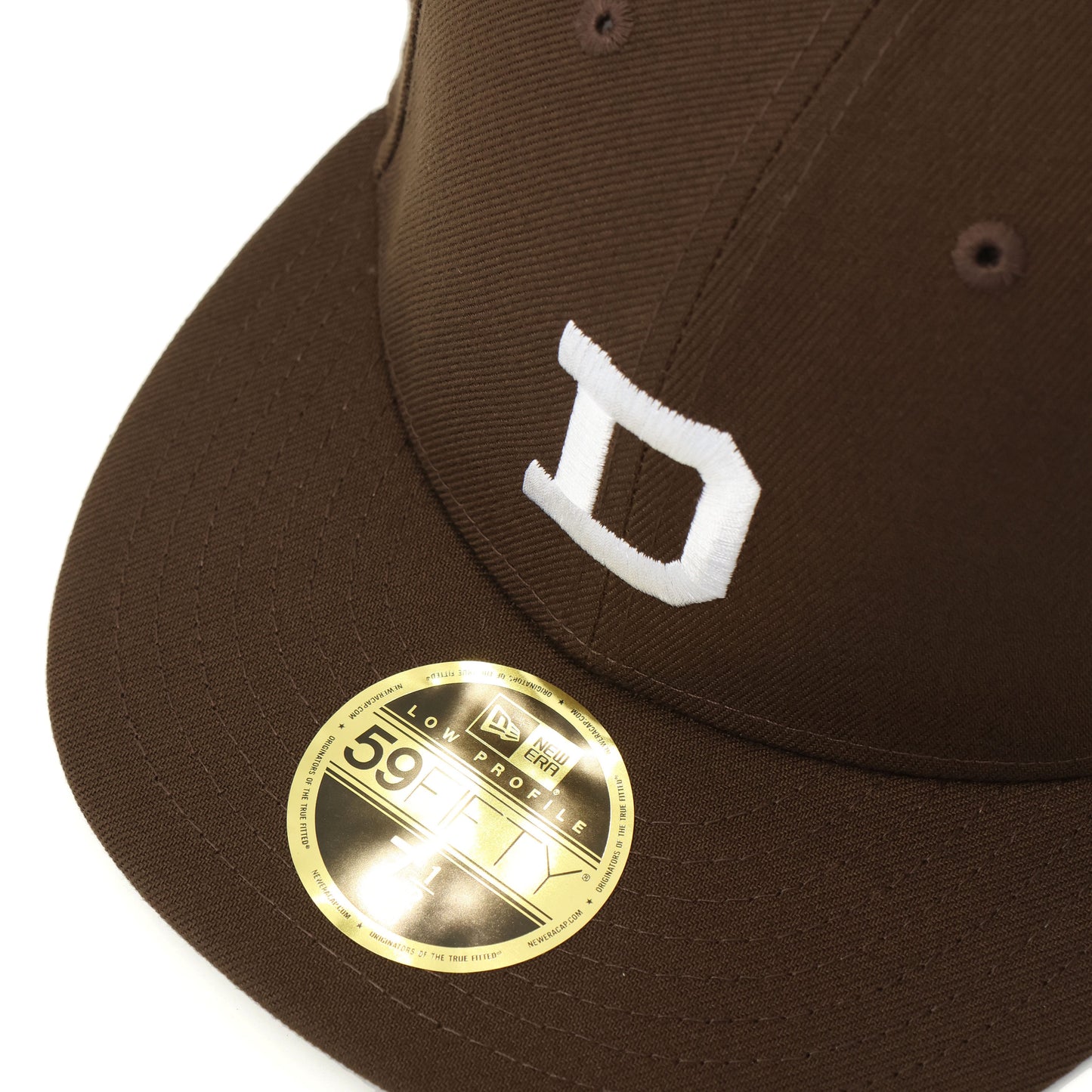 LETTERED LP 59FIFTY NEW ERA  BROWN