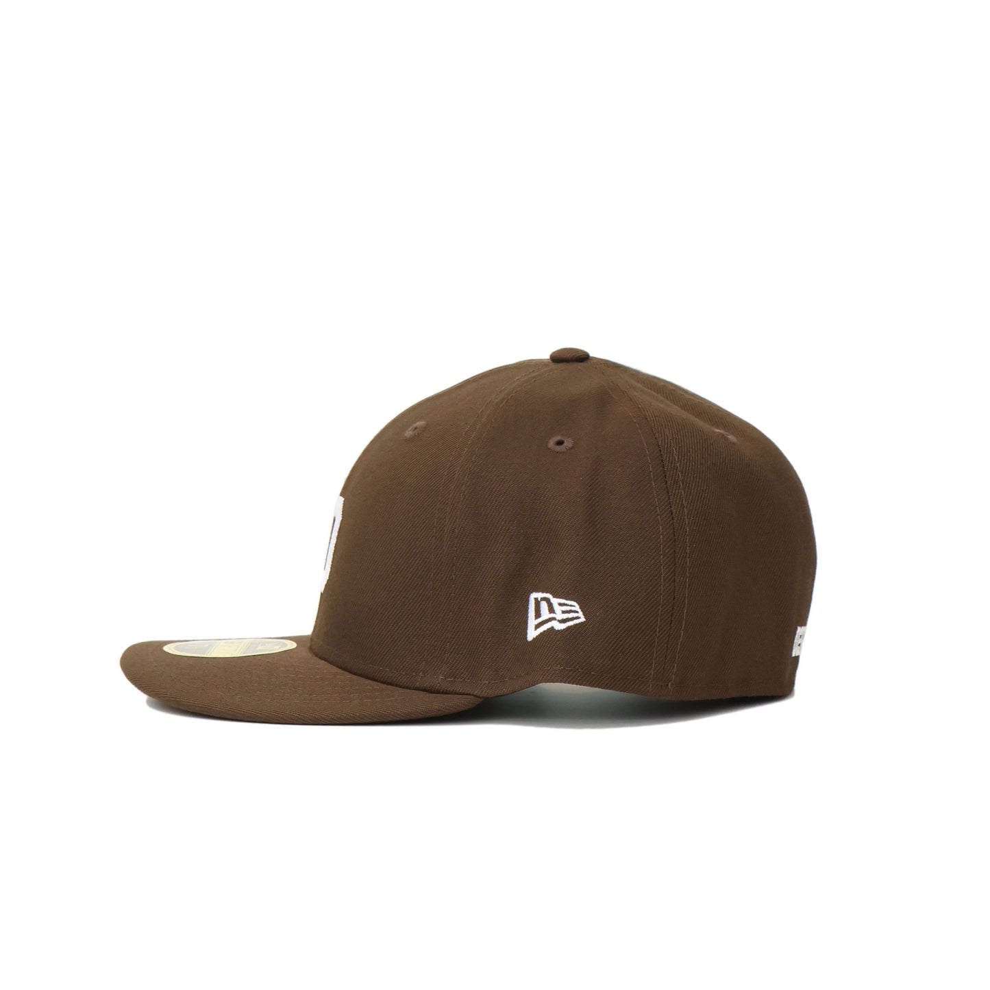 LETTERED LP 59FIFTY NEW ERA  BROWN