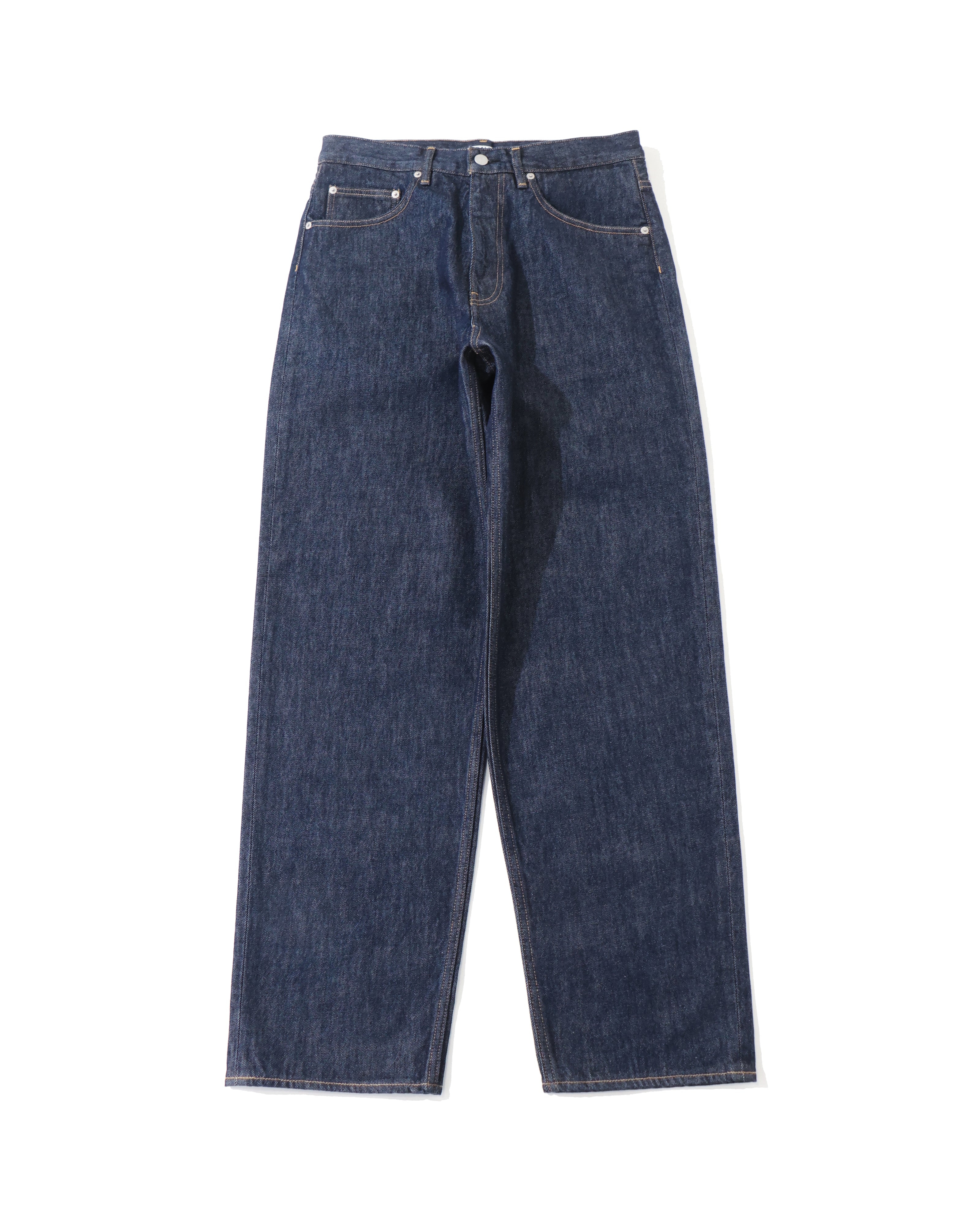 HARD TWIST DENIM WIDE PANTS INDIGO – TIME AFTER TIME