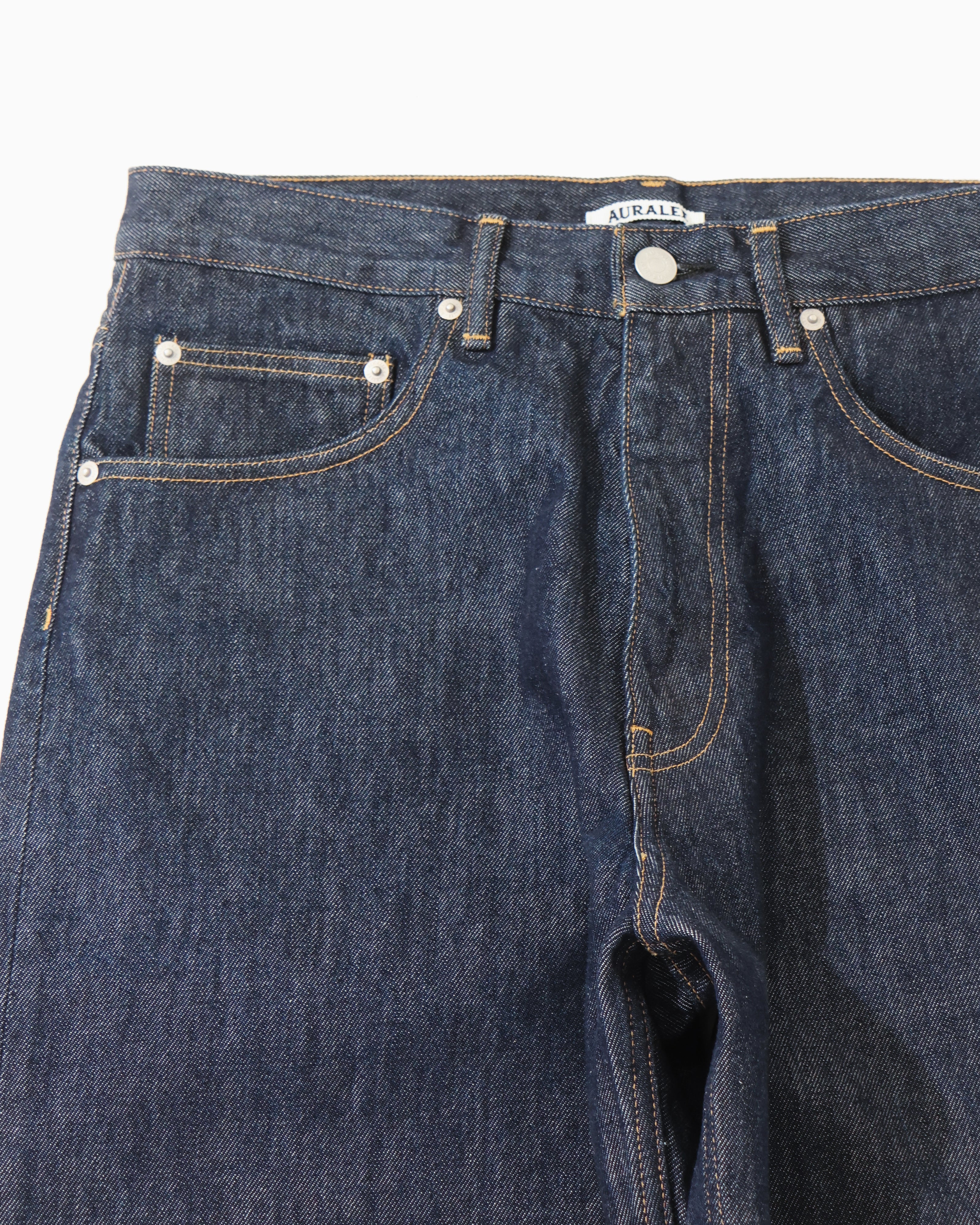 HARD TWIST DENIM WIDE PANTS INDIGO – TIME AFTER TIME