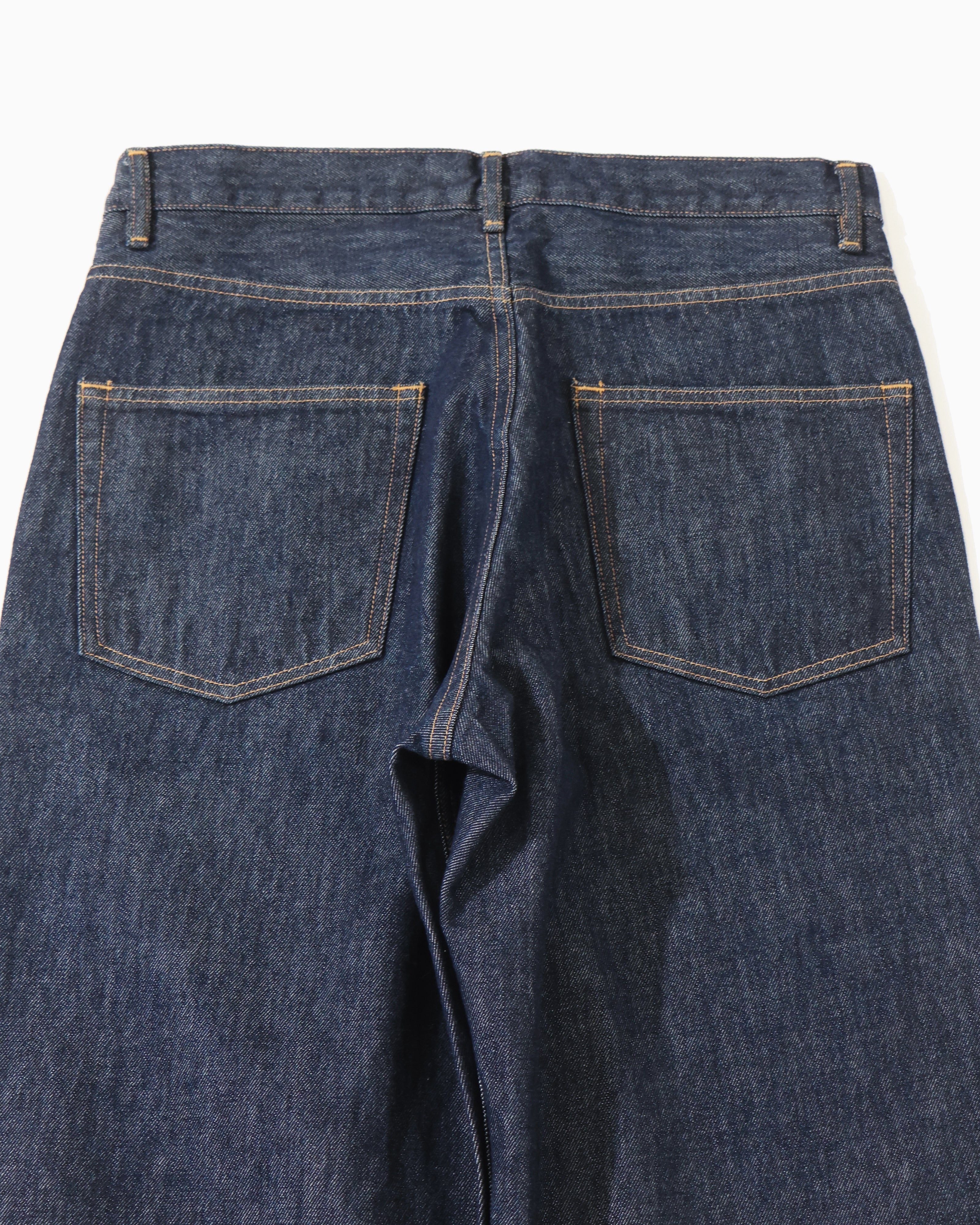 HARD TWIST DENIM WIDE PANTS INDIGO – TIME AFTER TIME