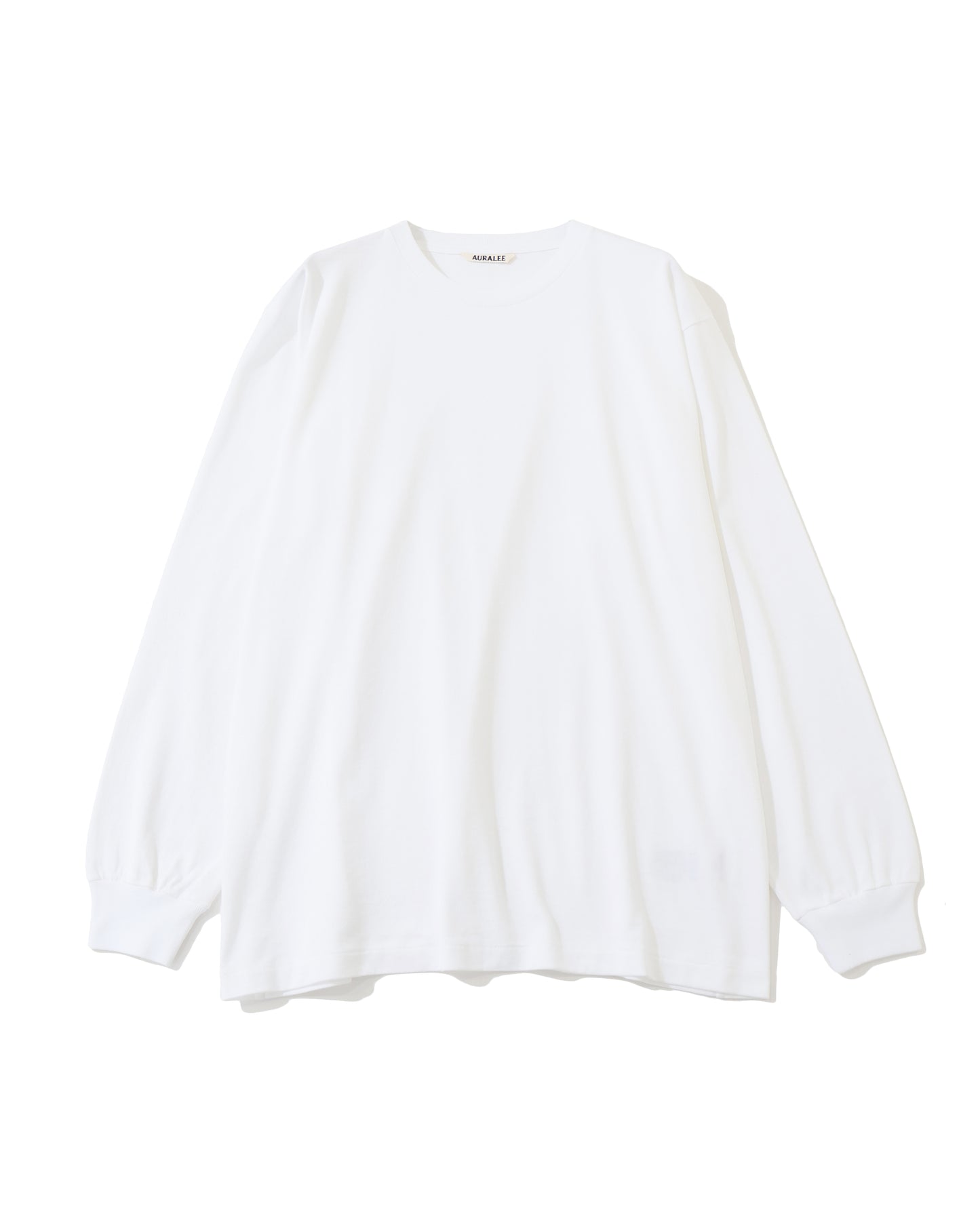 LUSTER PLAITING L/S TEE WHITE