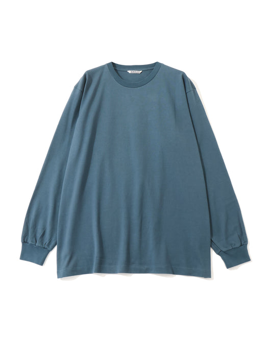 LUSTER PLAITING L/S TEE DEEP BLUE