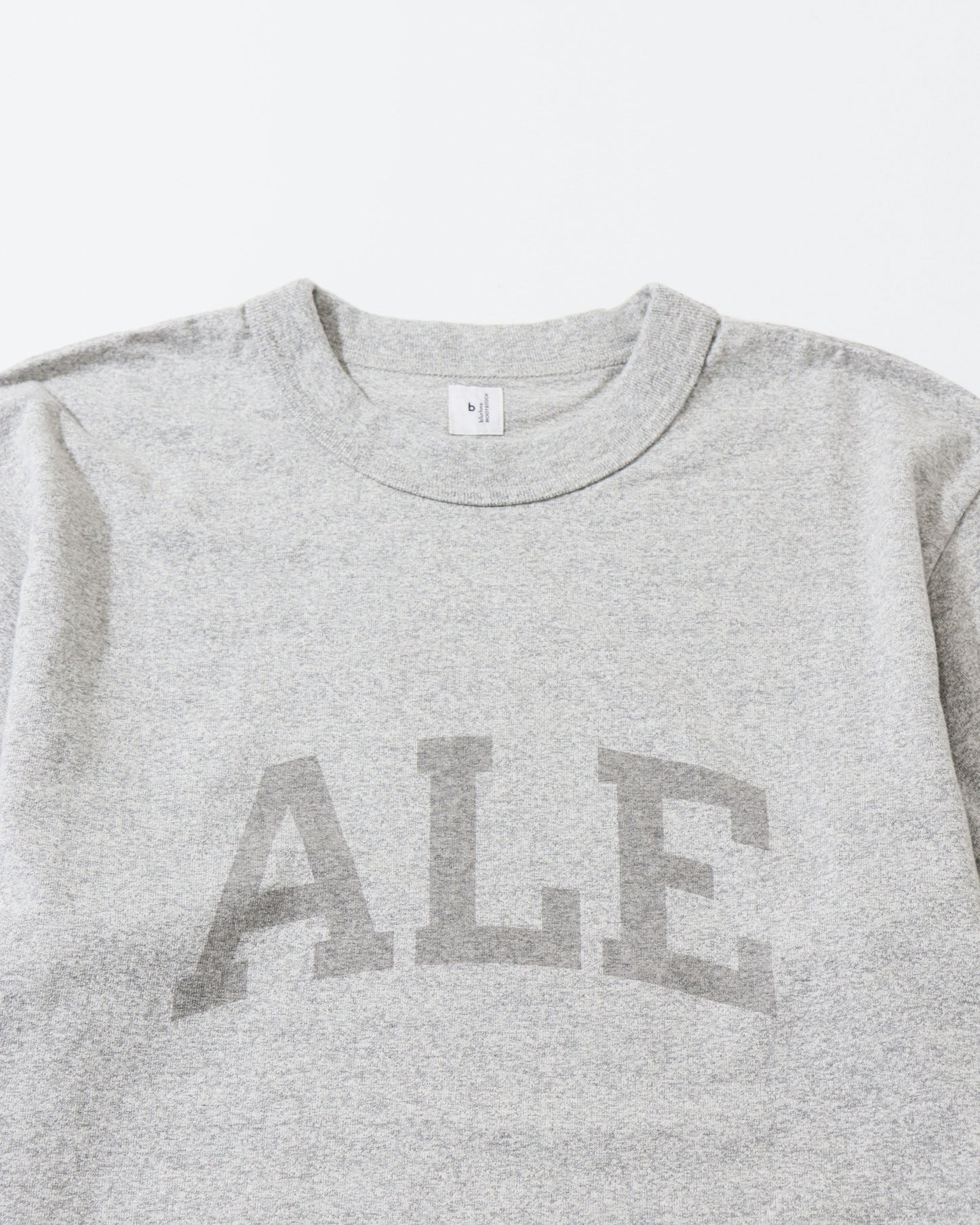 ALE-Y 88/12 Print Tee STANDARD HeatherGrey×Fade/Grey-PT