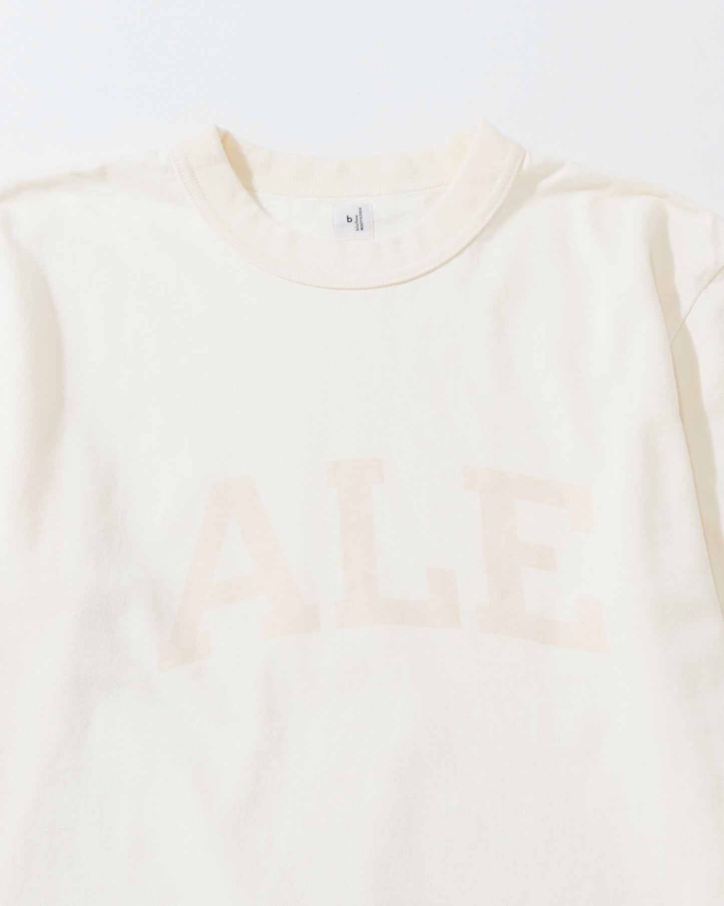 ALE-Y 88/12 Print Tee STANDARD Ivory×Fade/Bage-PT