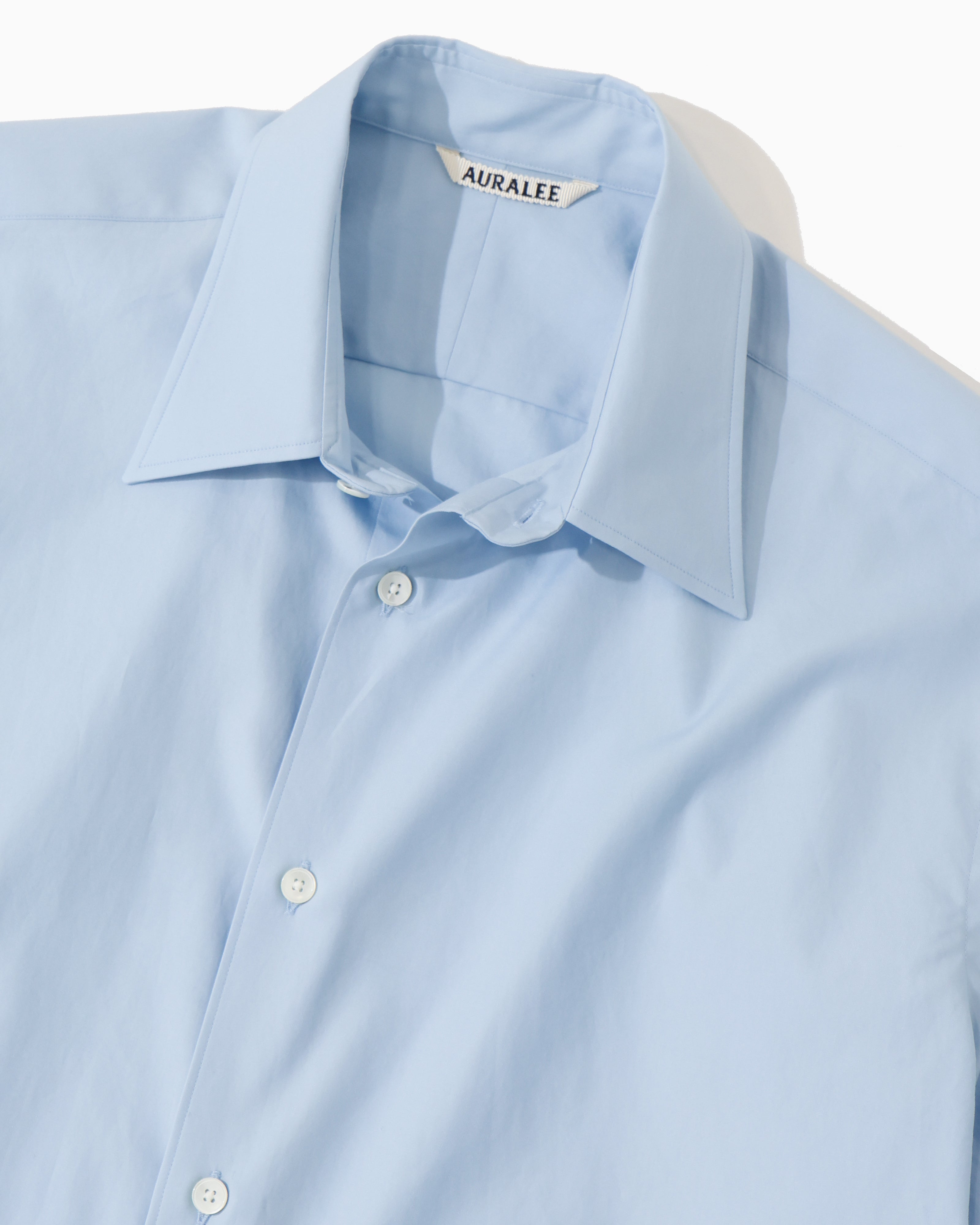 WASHED FINX TWILL SHIRT LIGHT BLUE – TIME AFTER TIME