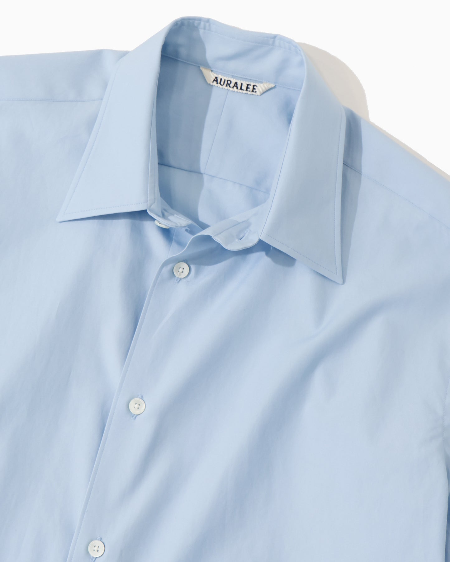 WASHED FINX TWILL SHIRT LIGHT BLUE