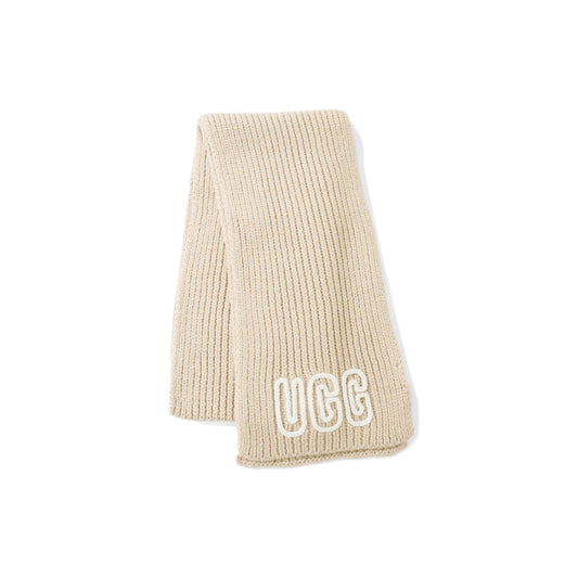 U CHUNKY CRAFTED RIB SCARF