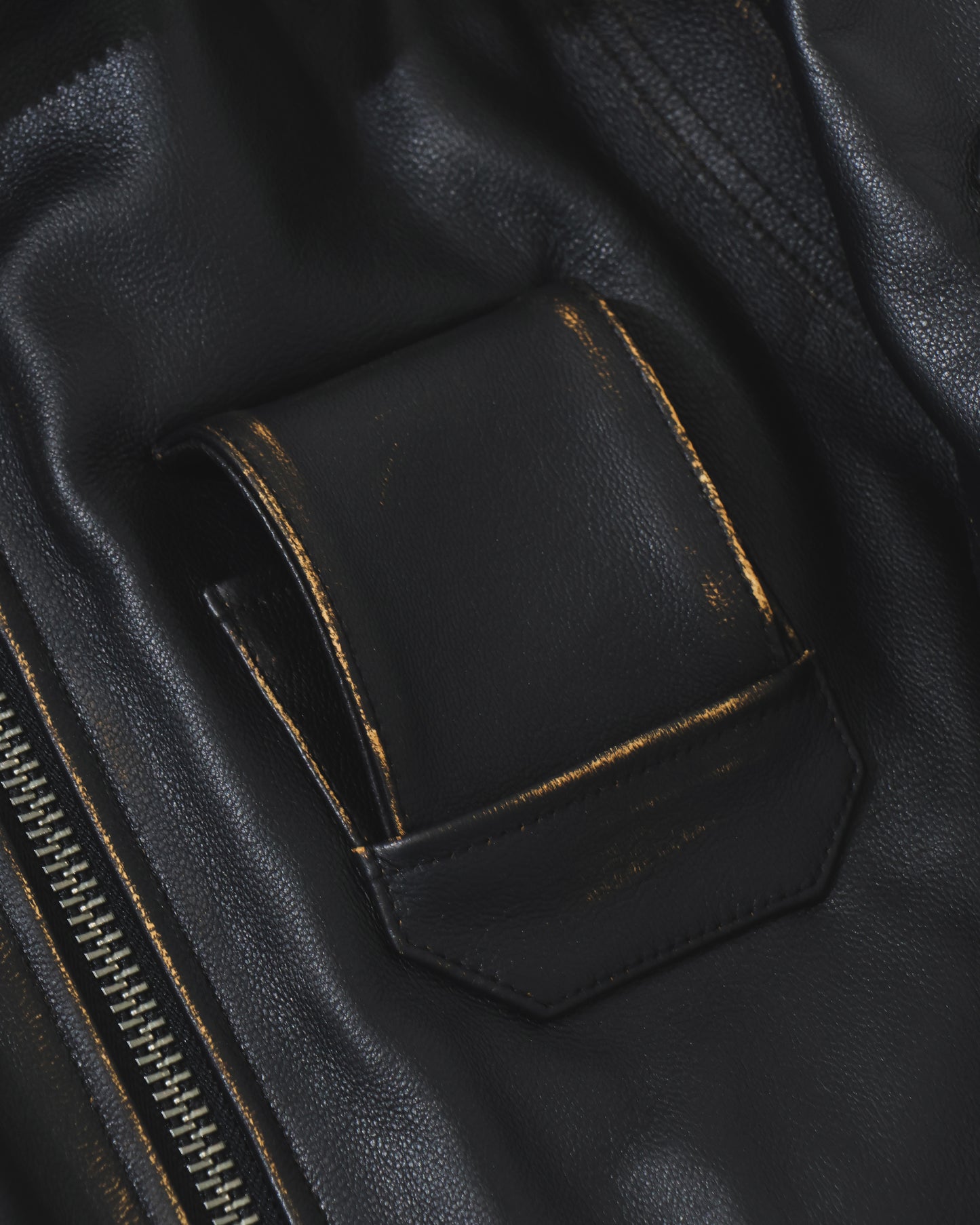 Military Leather Flight Jacket