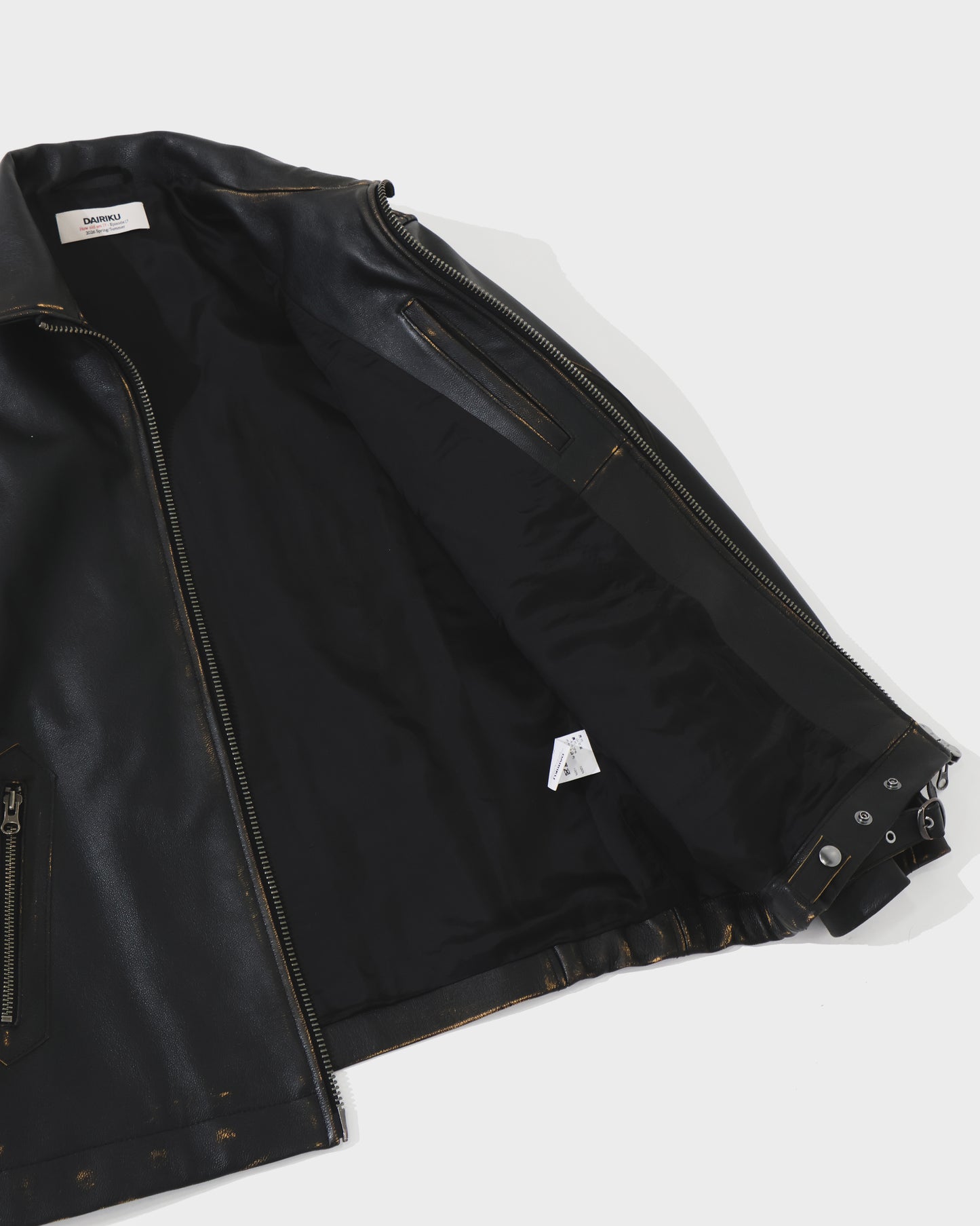 Military Leather Flight Jacket