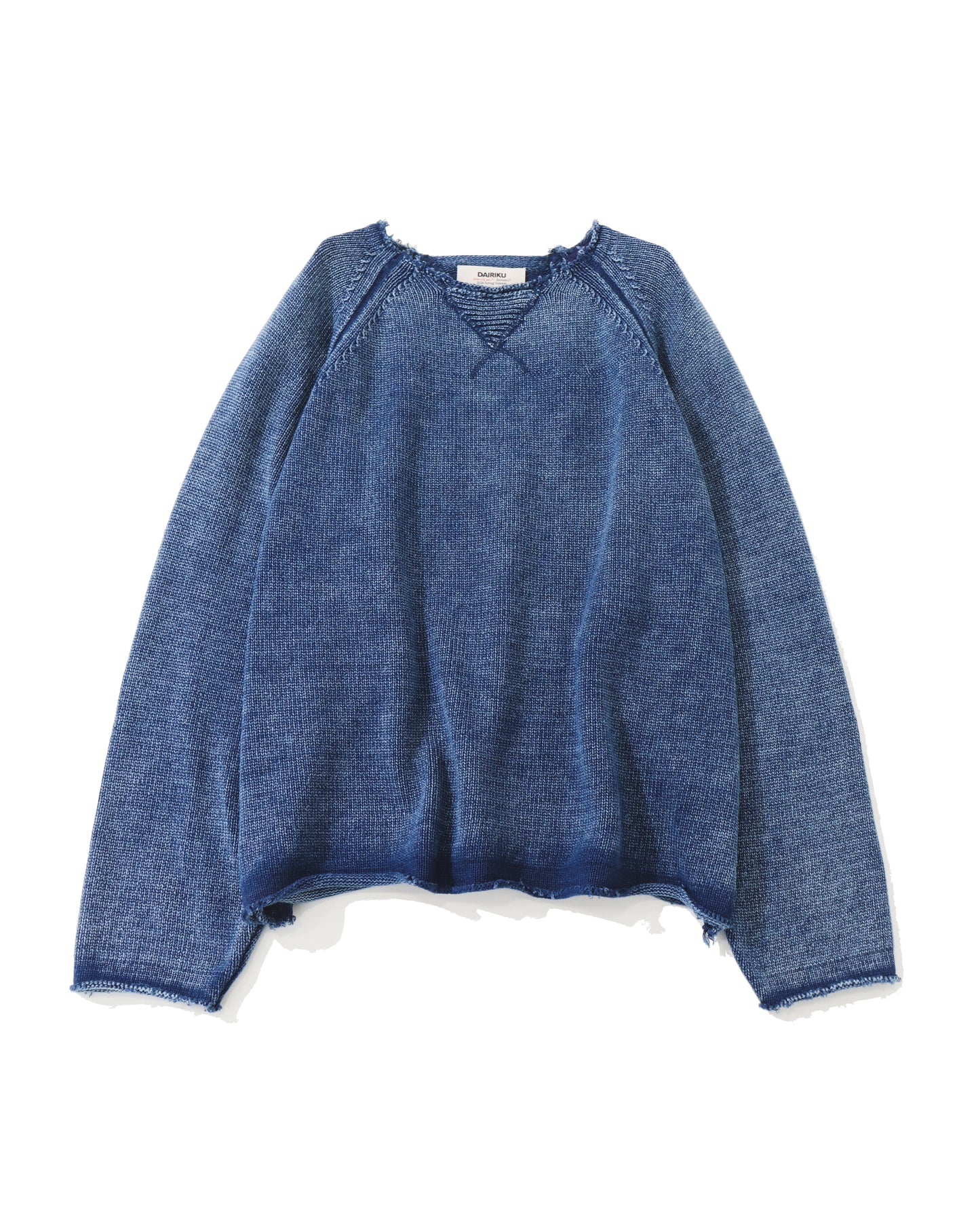 Vintage Washed Pullover Knit Sweater