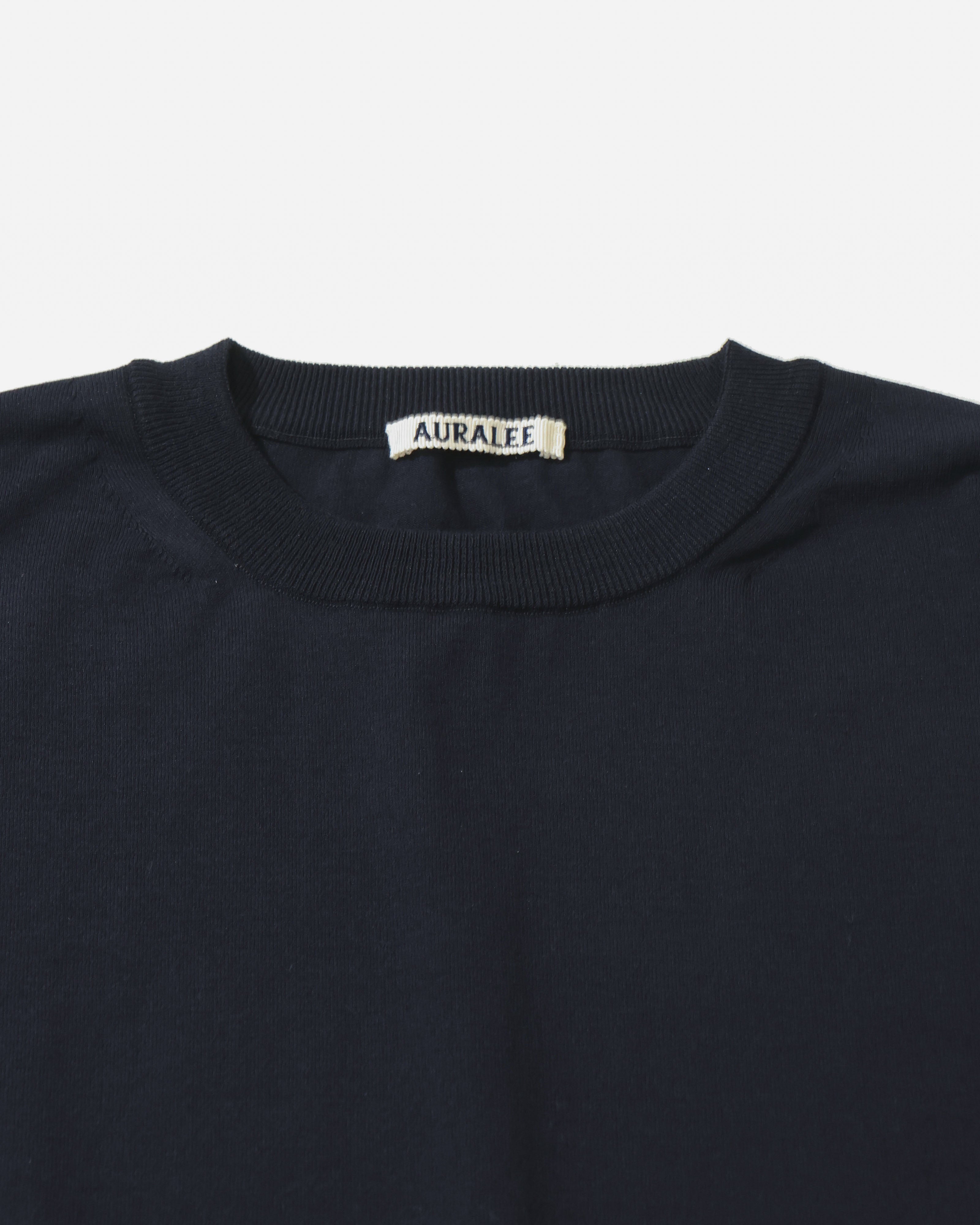 GIZA HIGH GAUGE KNIT P/O DARK NAVY – TIME AFTER TIME
