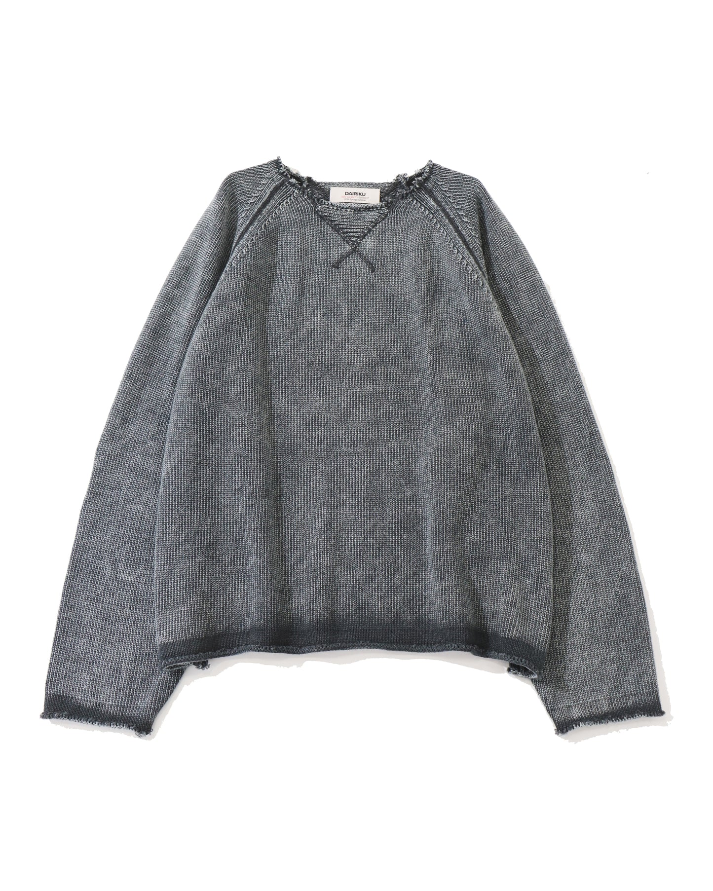 Vintage Washed Pullover Knit Sweater