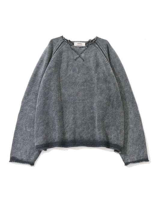 Vintage Washed Pullover Knit Sweater