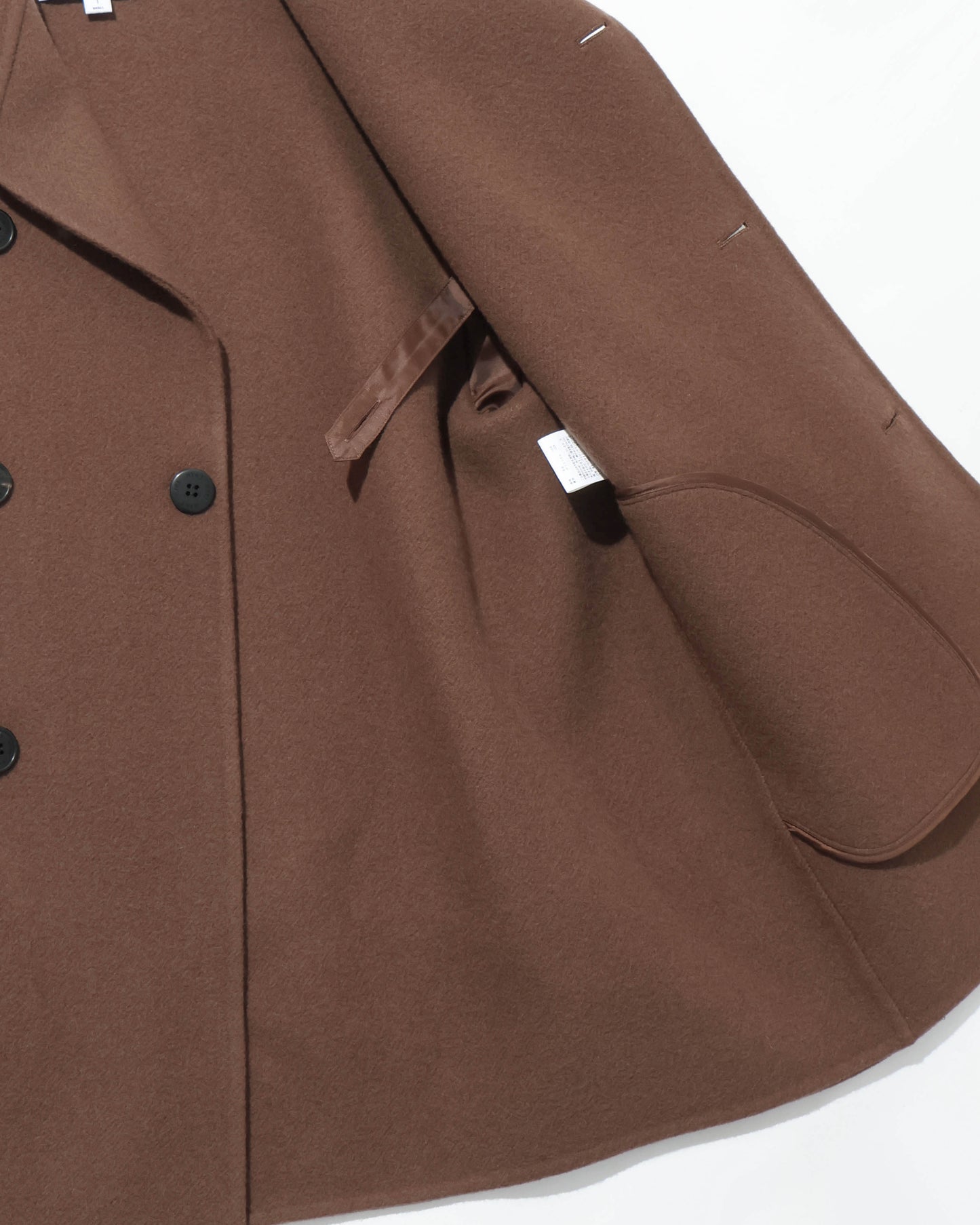 DOUBLE FACE SHAWL COLLAR COAT 17546