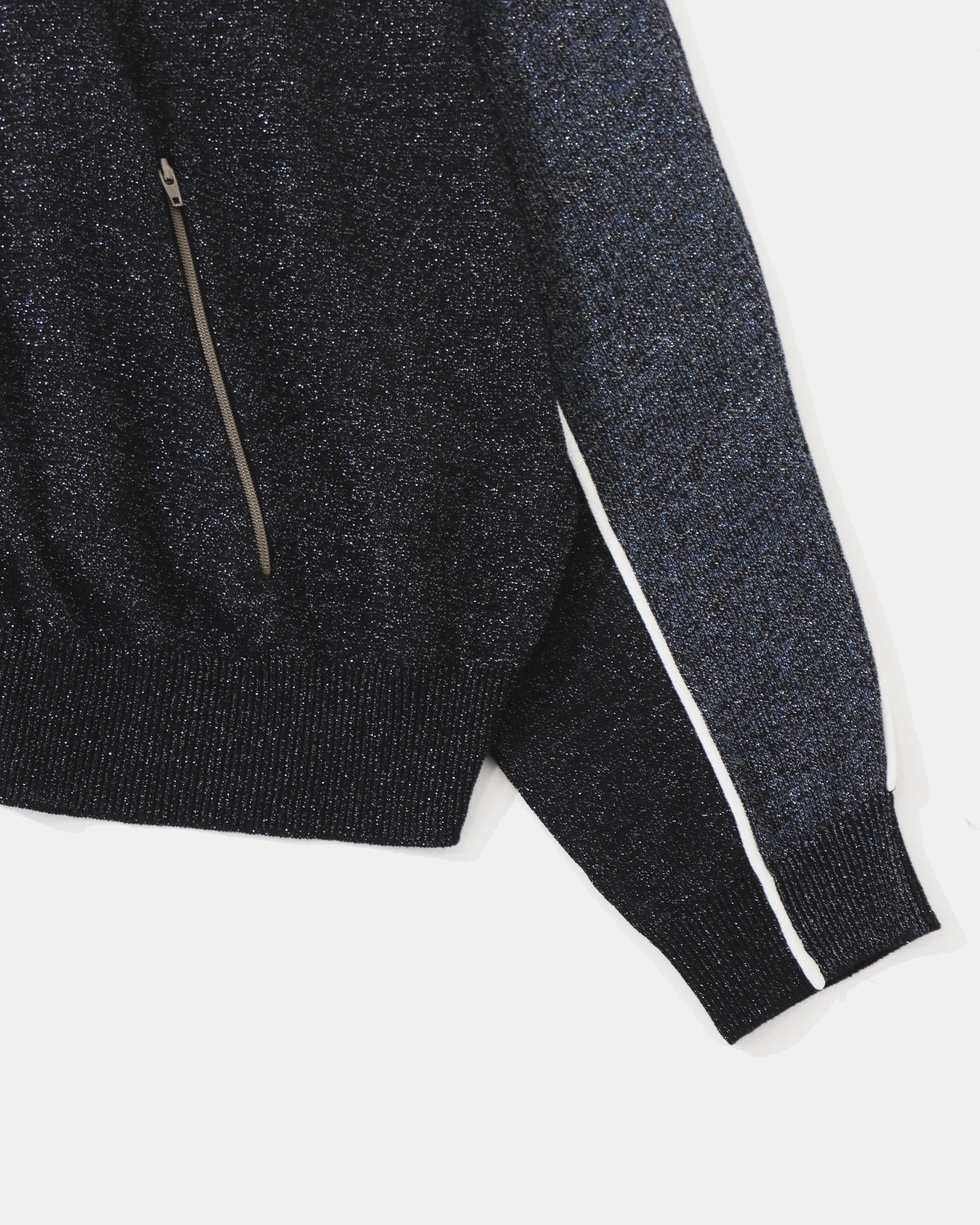 Lame Jersey Knit Training Jacket