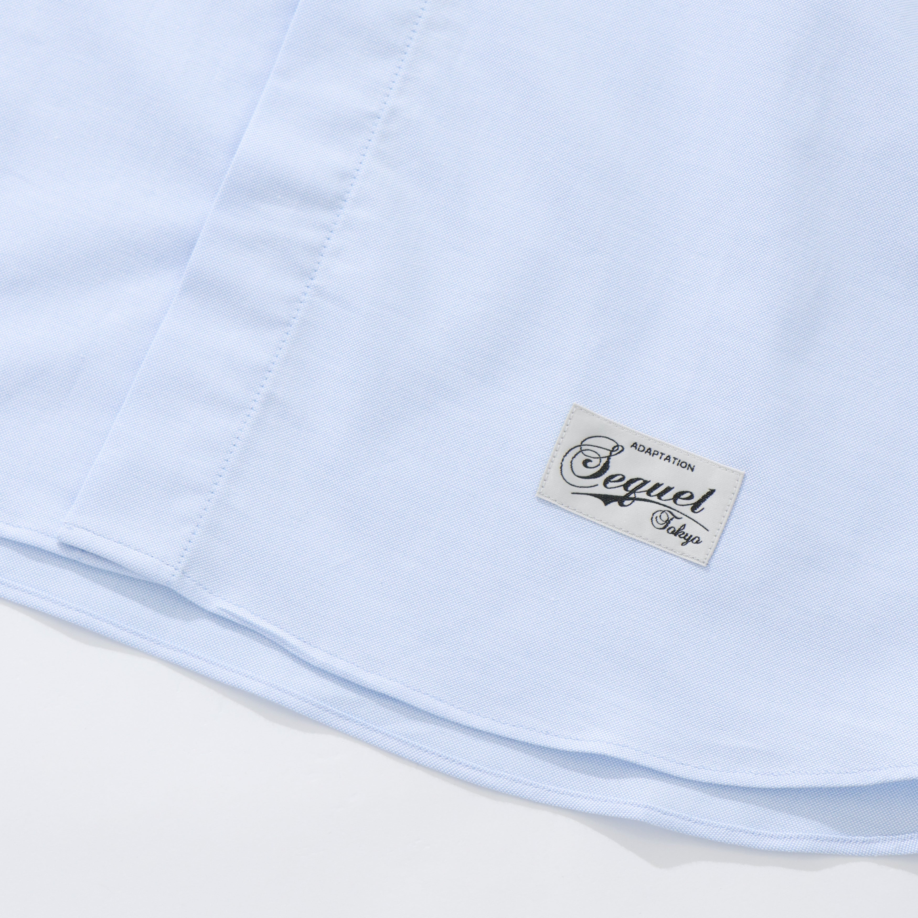 Sequel OXFORD FLYFRONT SHIRT ブルー Mサイズ Sequel OXFORD FLYFRONT SHIRT Blue, Size M