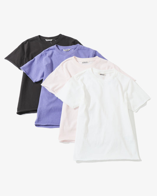 BRUSHED ORGANIC COTTON JERSEY TEE