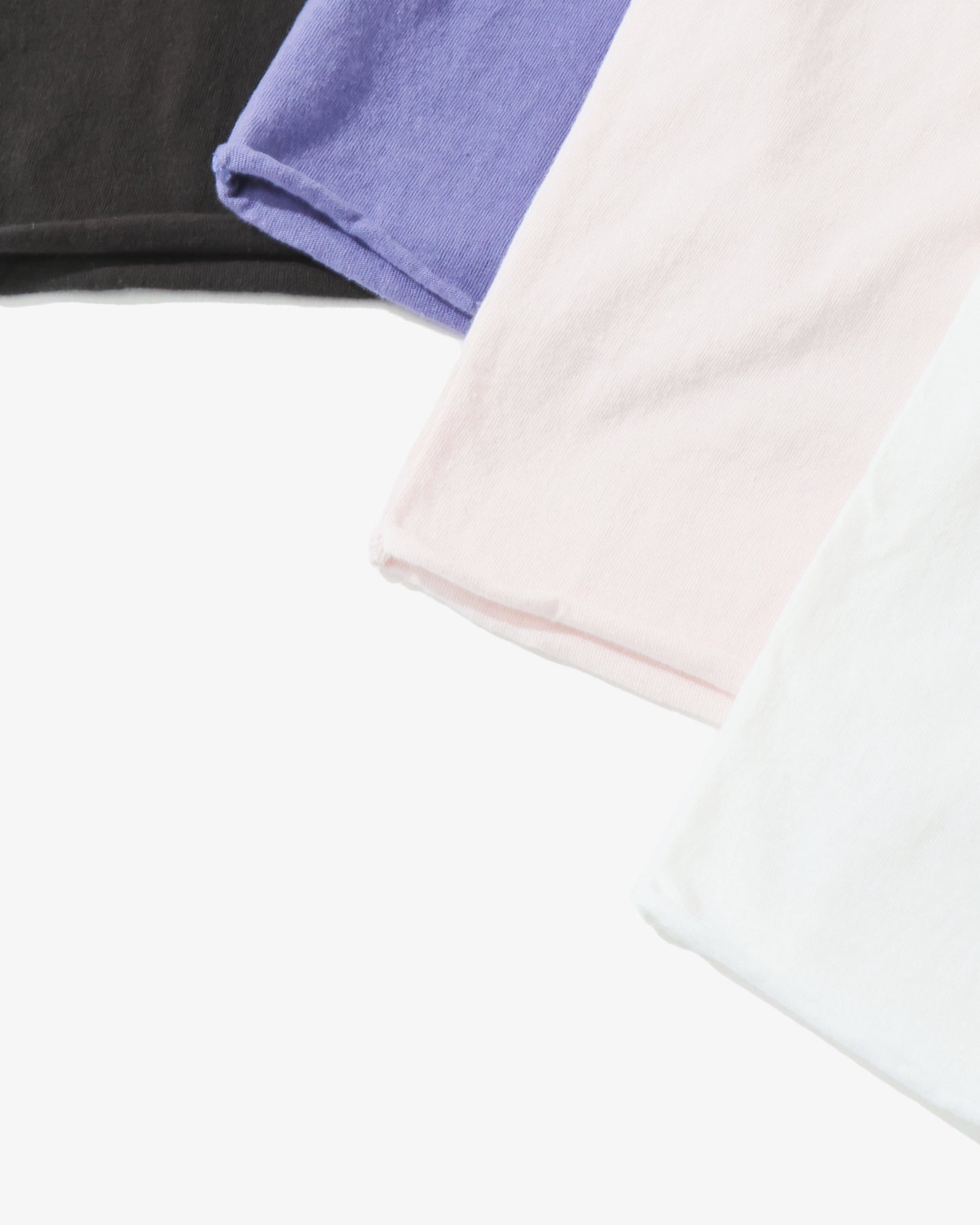 BRUSHED ORGANIC COTTON JERSEY TEE