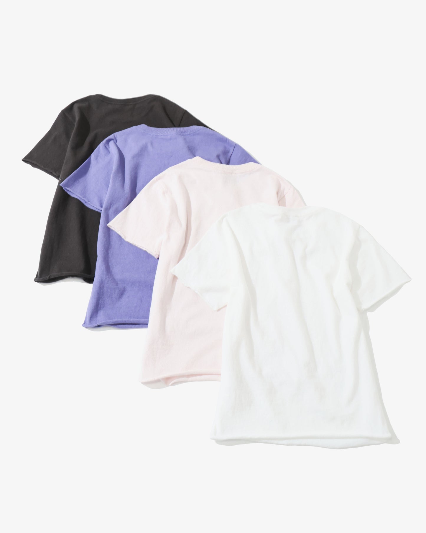 BRUSHED ORGANIC COTTON JERSEY TEE