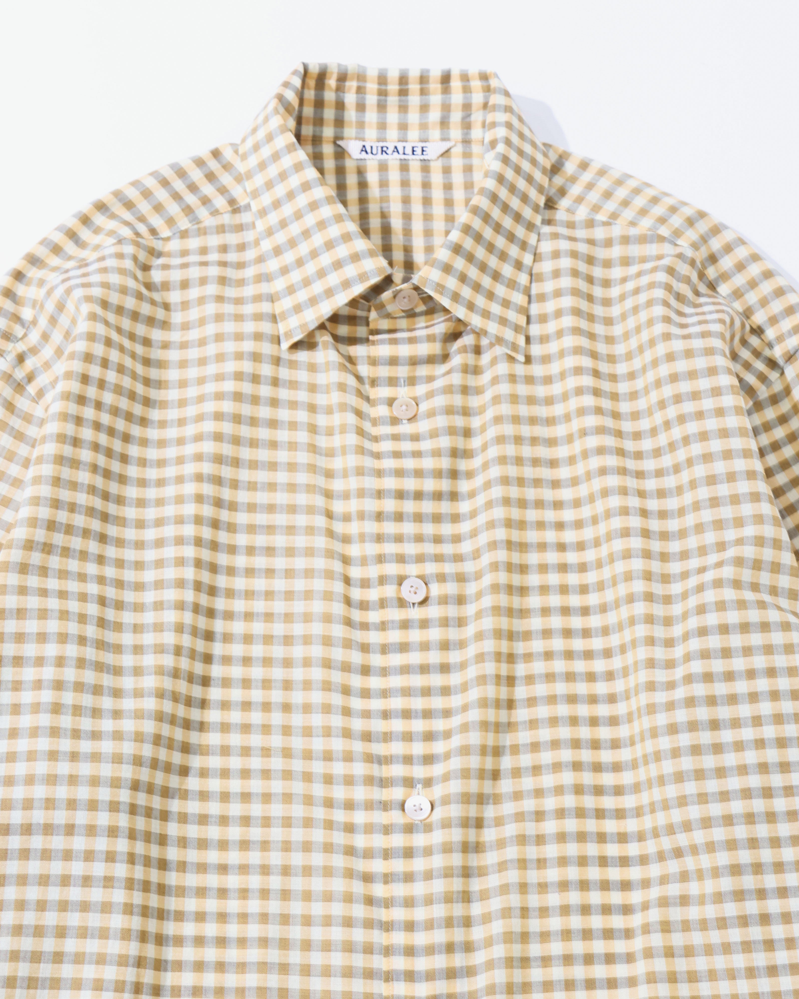 AIRY LIGHT COTTON CHECK SHIRT – TIME AFTER TIME