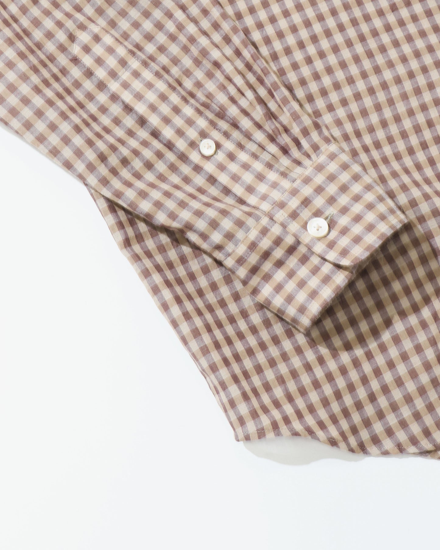 AIRY LIGHT COTTON CHECK SHIRT