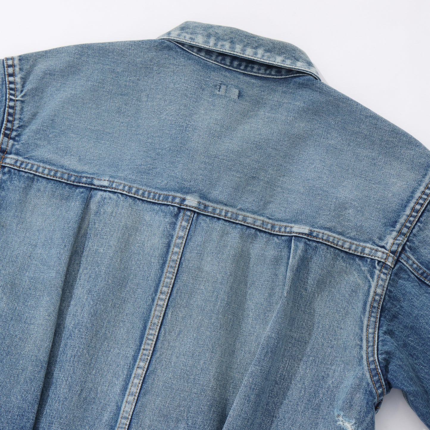 "FRAGMENT × SEQUEL" DAMAGE DENIM JACKET