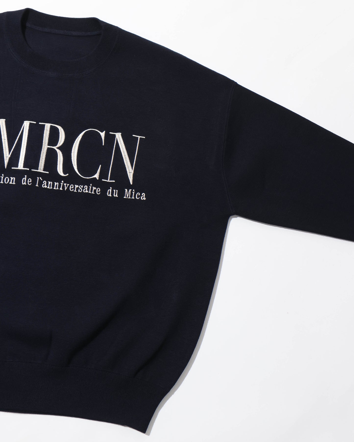 AMERICANA×MICA embroidery knit