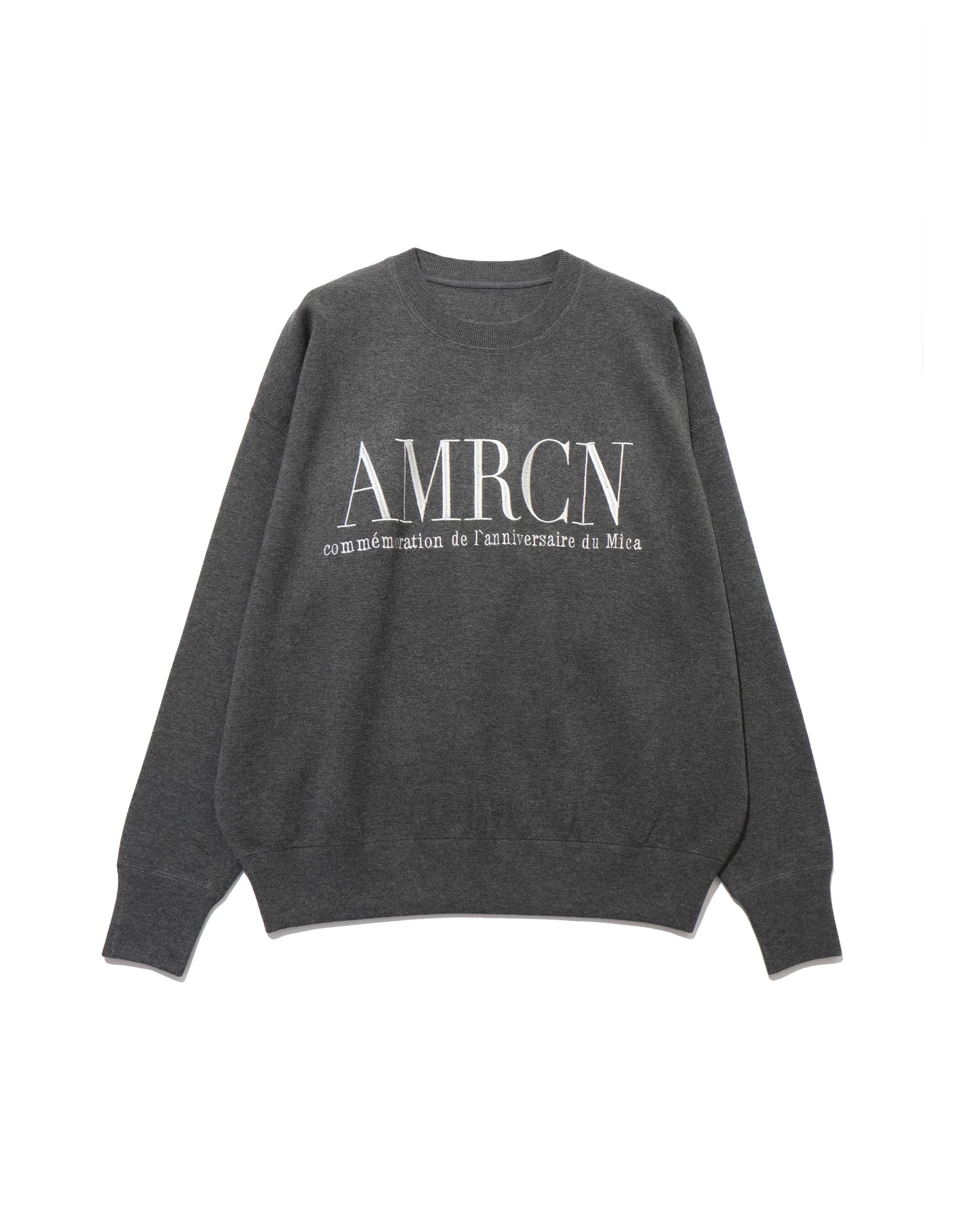 AMERICANA×MICA embroidery knit