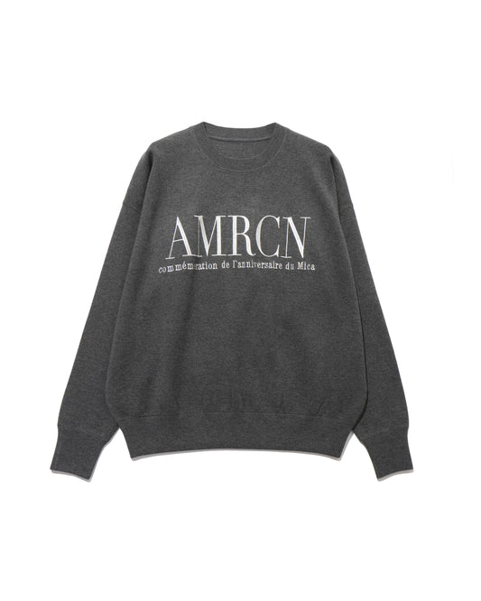AMERICANA×MICA embroidery knit