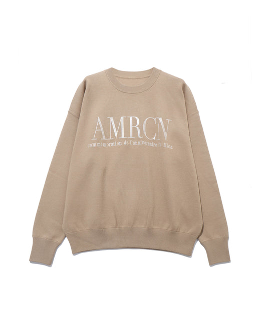 AMERICANA×MICA embroidery knit