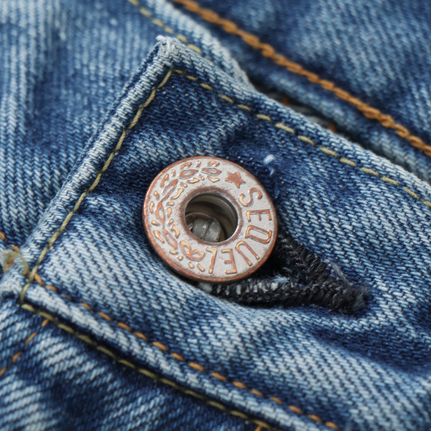 "FRAGMENT × SEQUEL" DAMAGE DENIM PANTS (TYPE-XF)