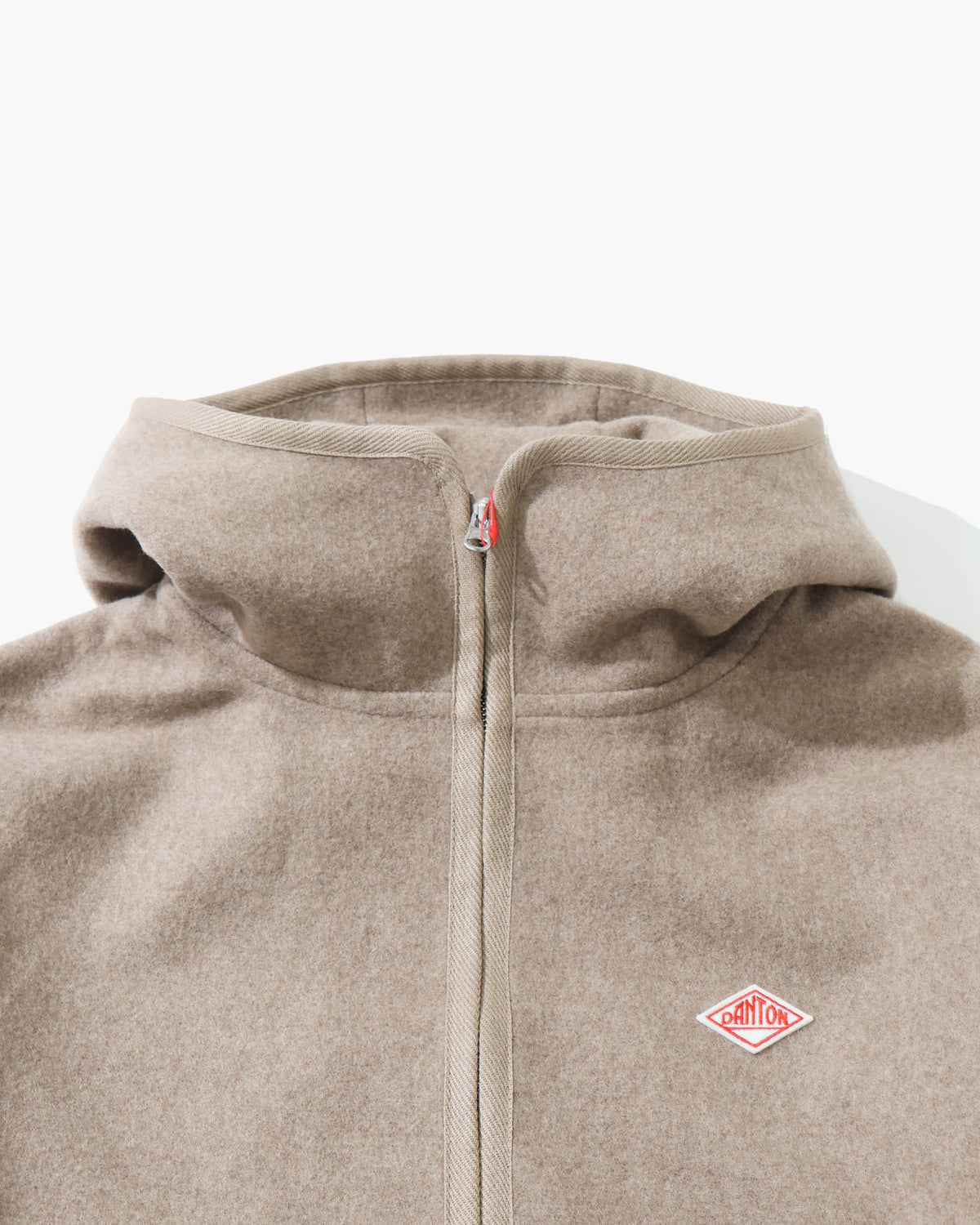 Wool Melton Hooded Jacket