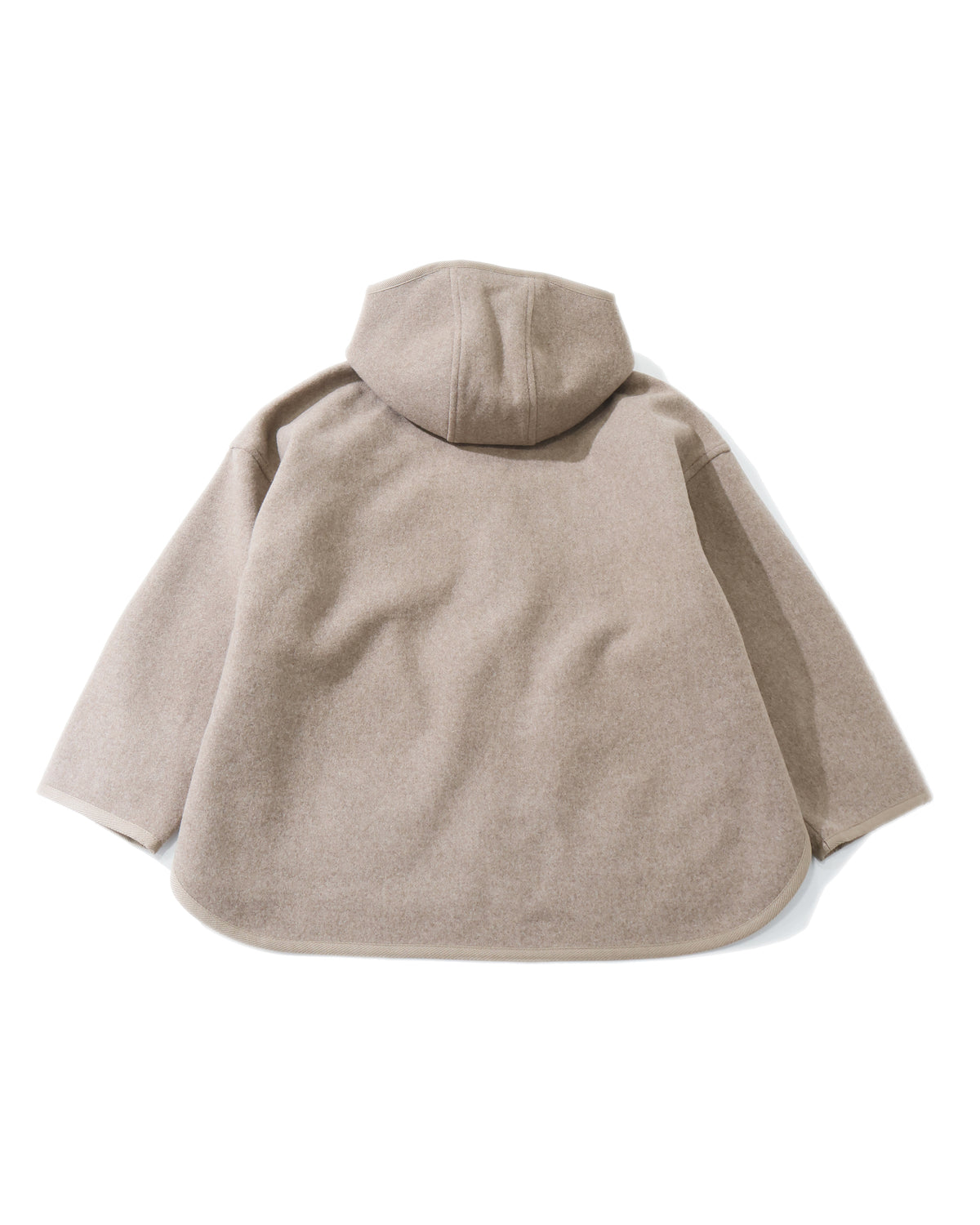 Wool Melton Hooded Jacket