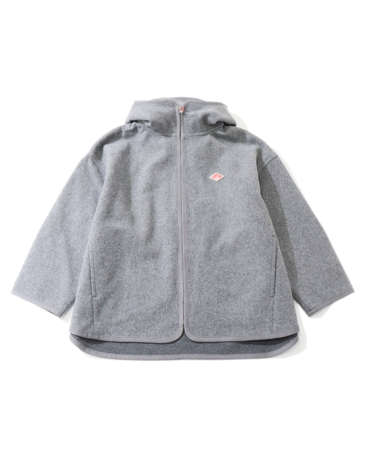 Wool Melton Hooded Jacket