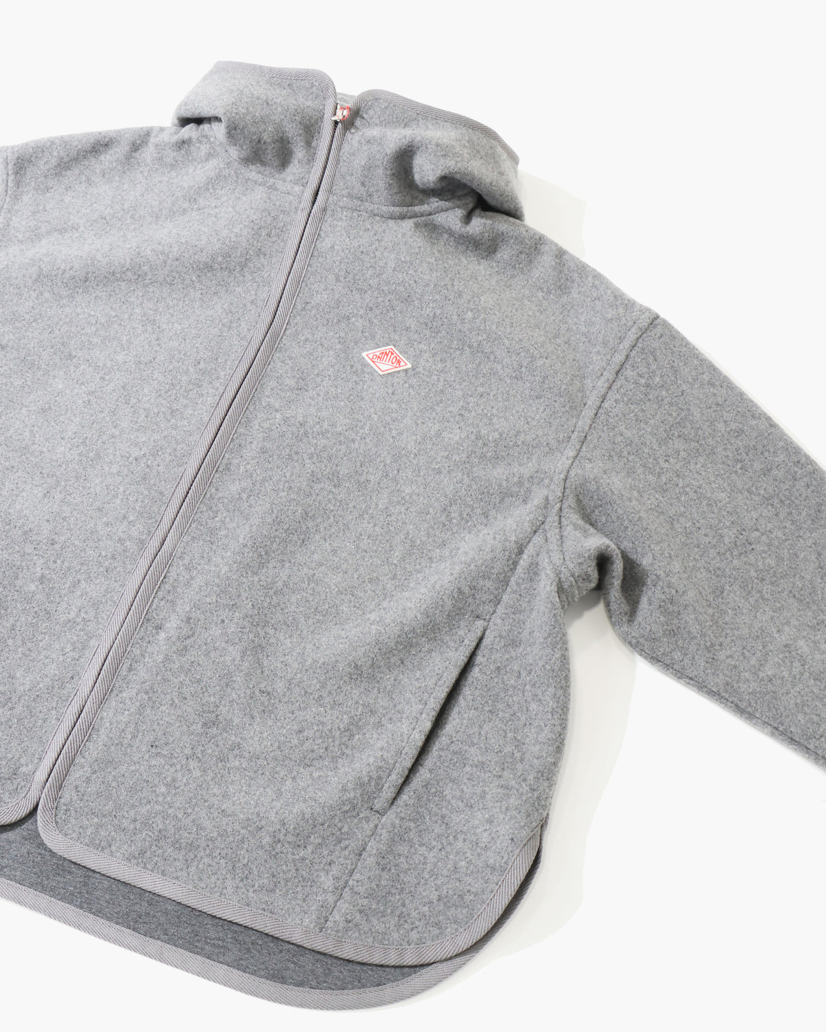 Wool Melton Hooded Jacket