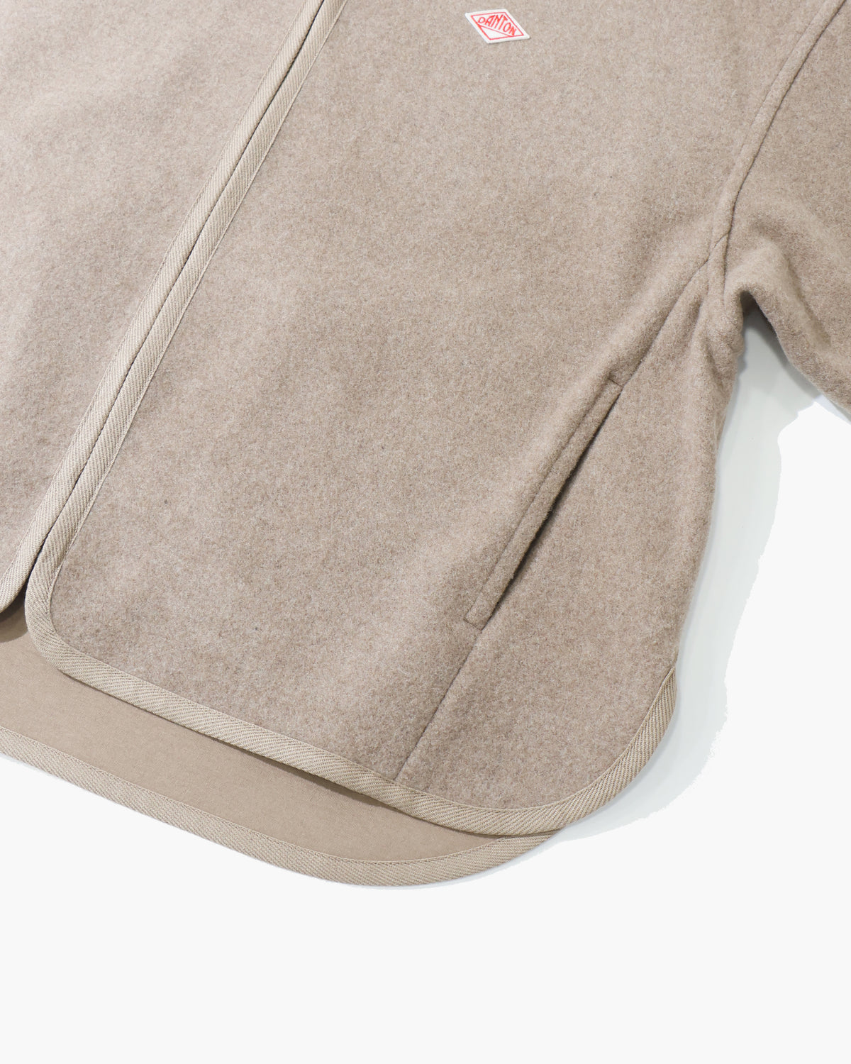 Wool Melton Hooded Jacket