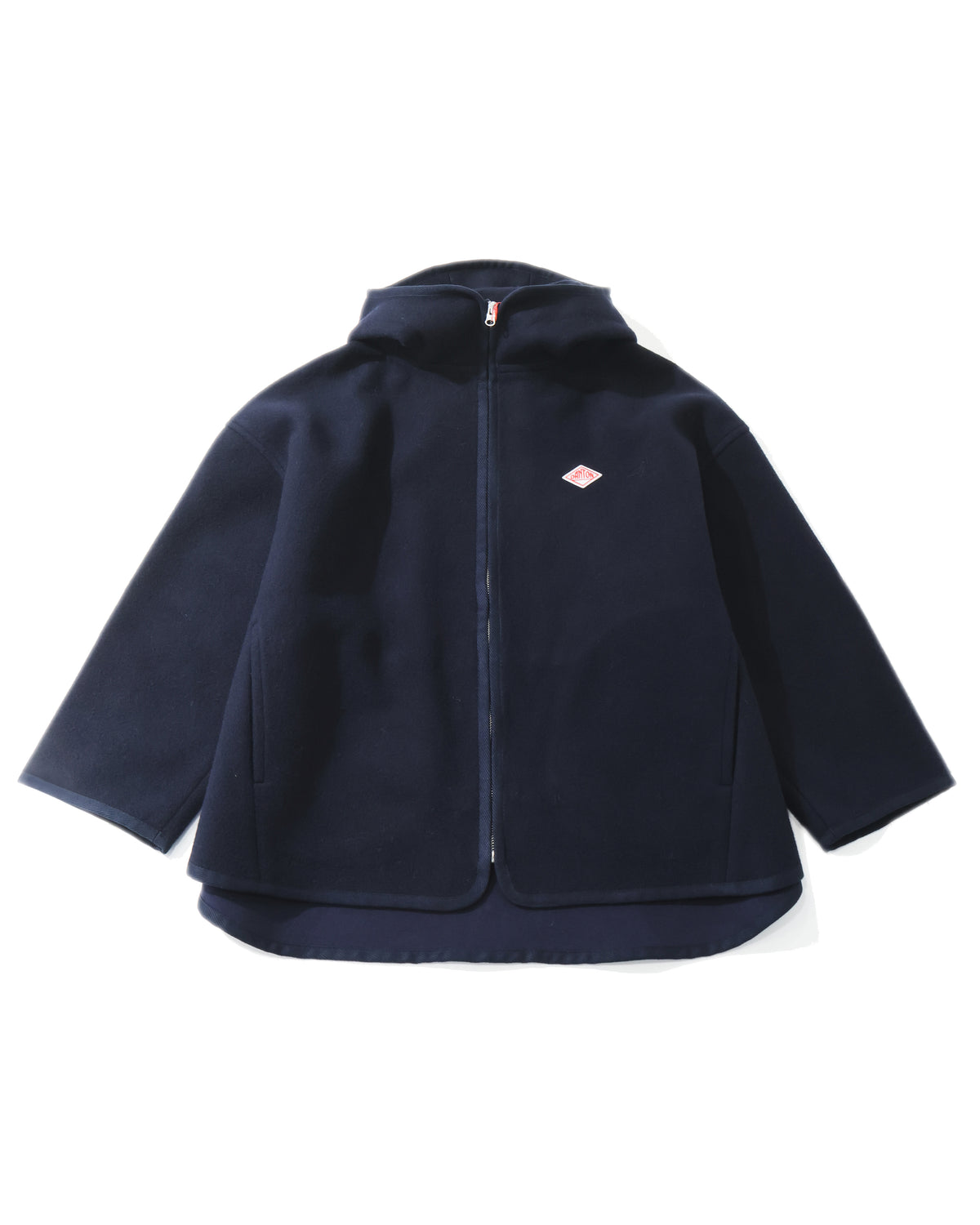 Wool Melton Hooded Jacket