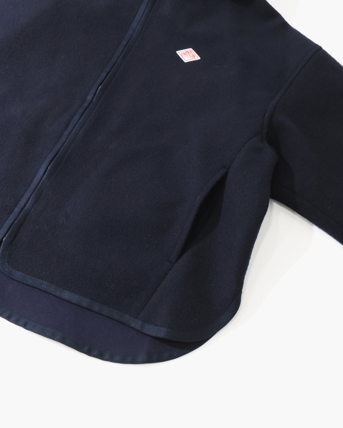 Wool Melton Hooded Jacket