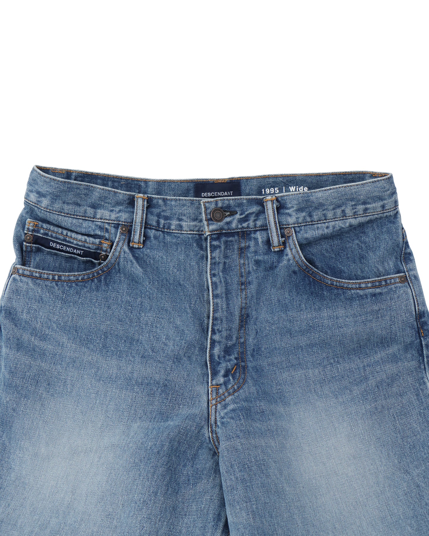 1995 DENIM TROUSERS BUGGY HARD WASH