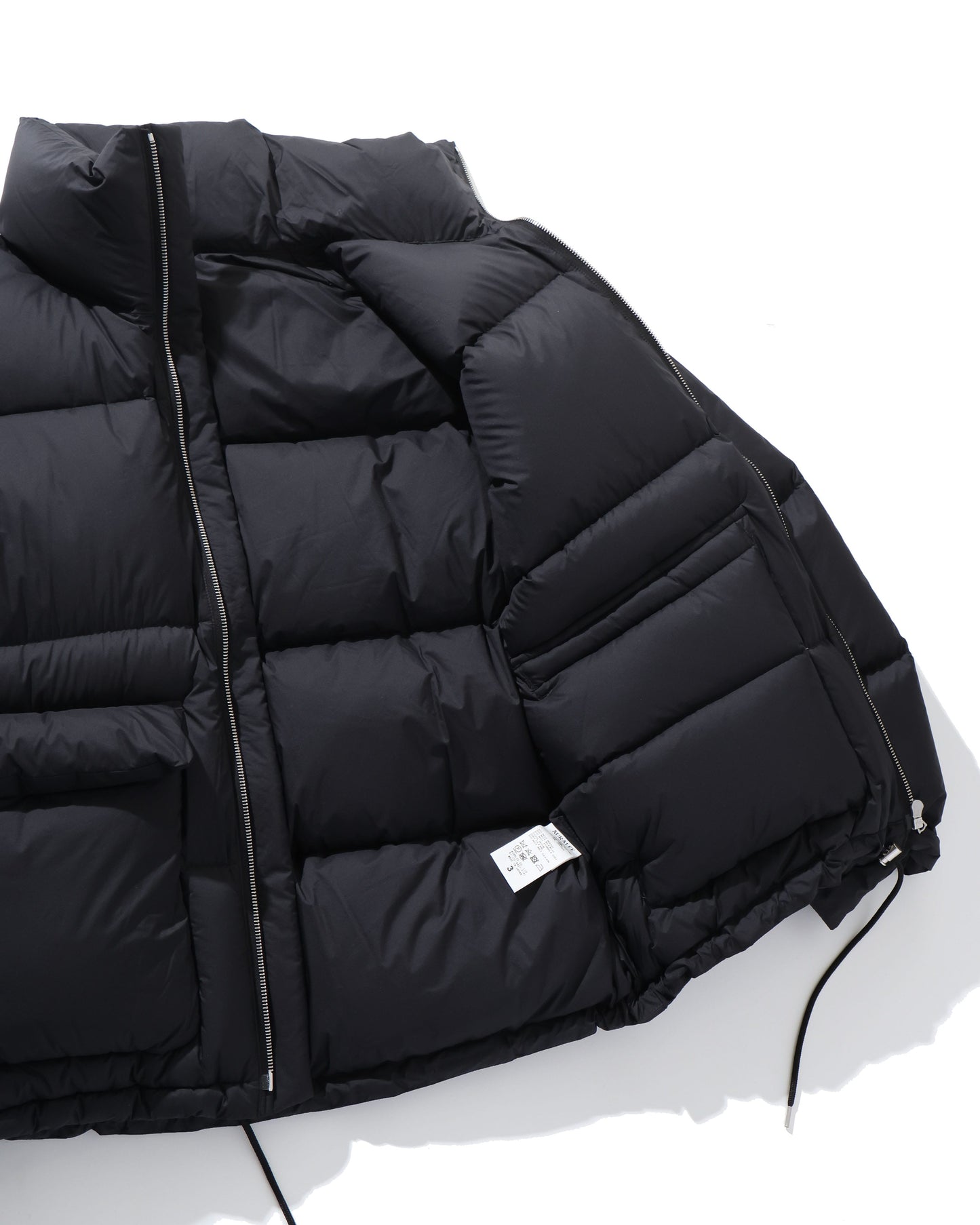 SUPER LIGHT NYLON RIPSTOP DOWN BLOUSON BLACK