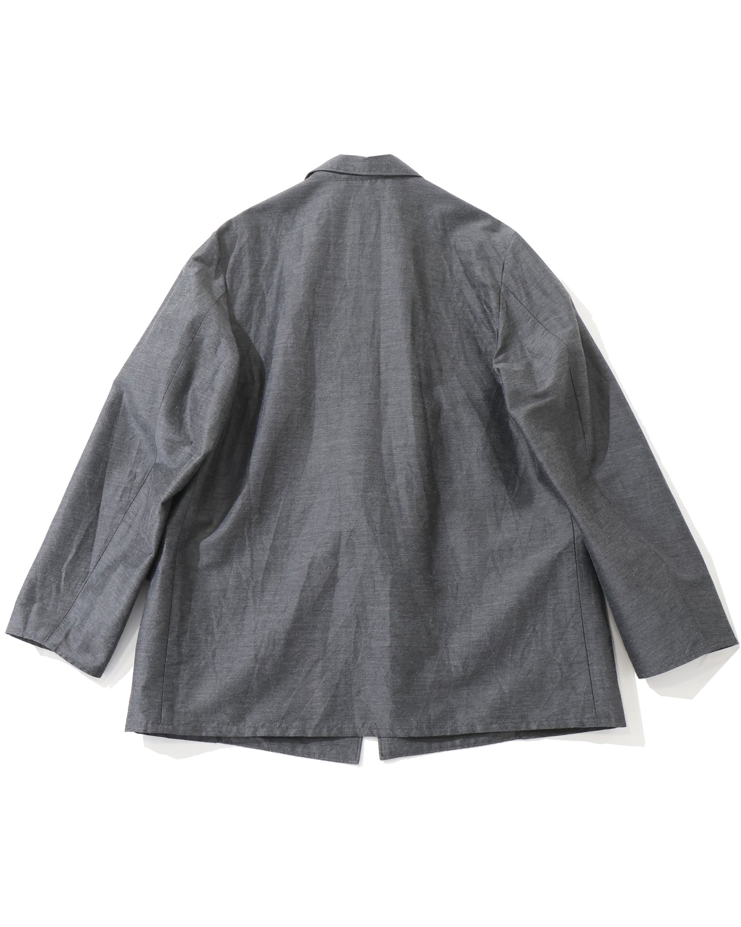 Silk-Wo-Co Peaked Lapel Cardigan Jacket HeatherGrey