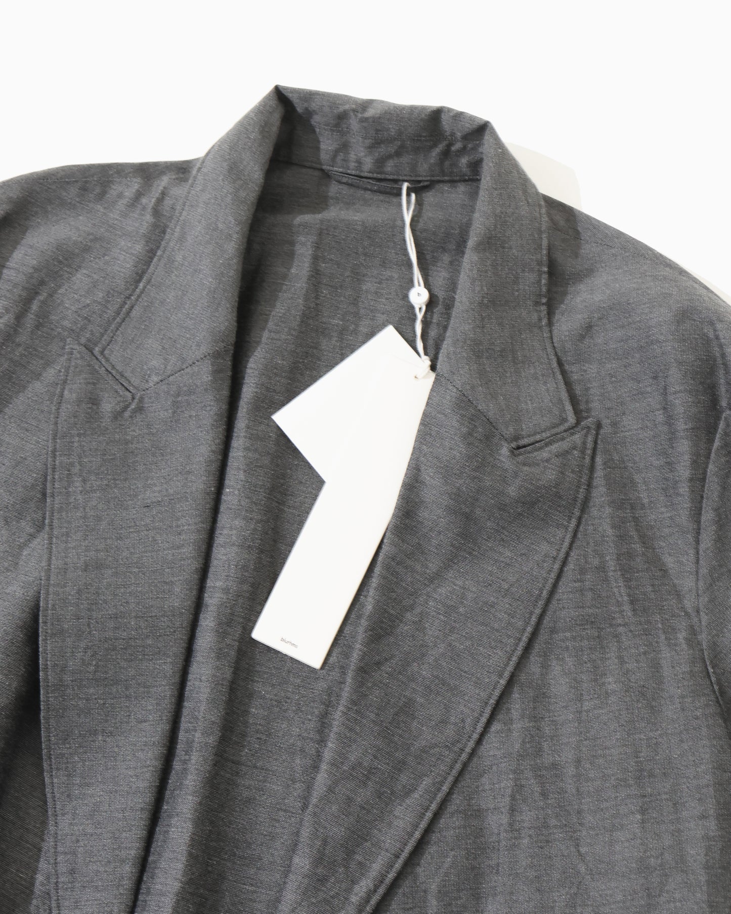 Silk-Wo-Co Peaked Lapel Cardigan Jacket HeatherGrey
