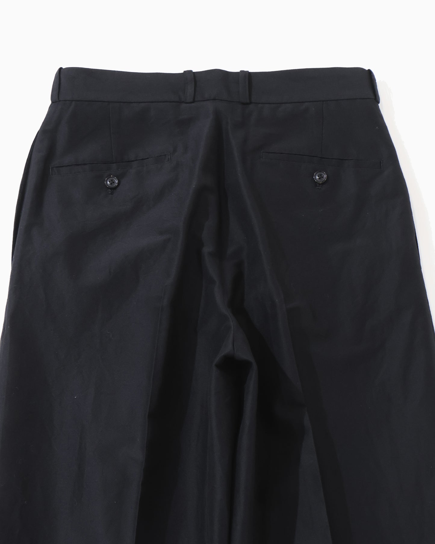 Silk-Wo-Co Two-tuck Slacks Black