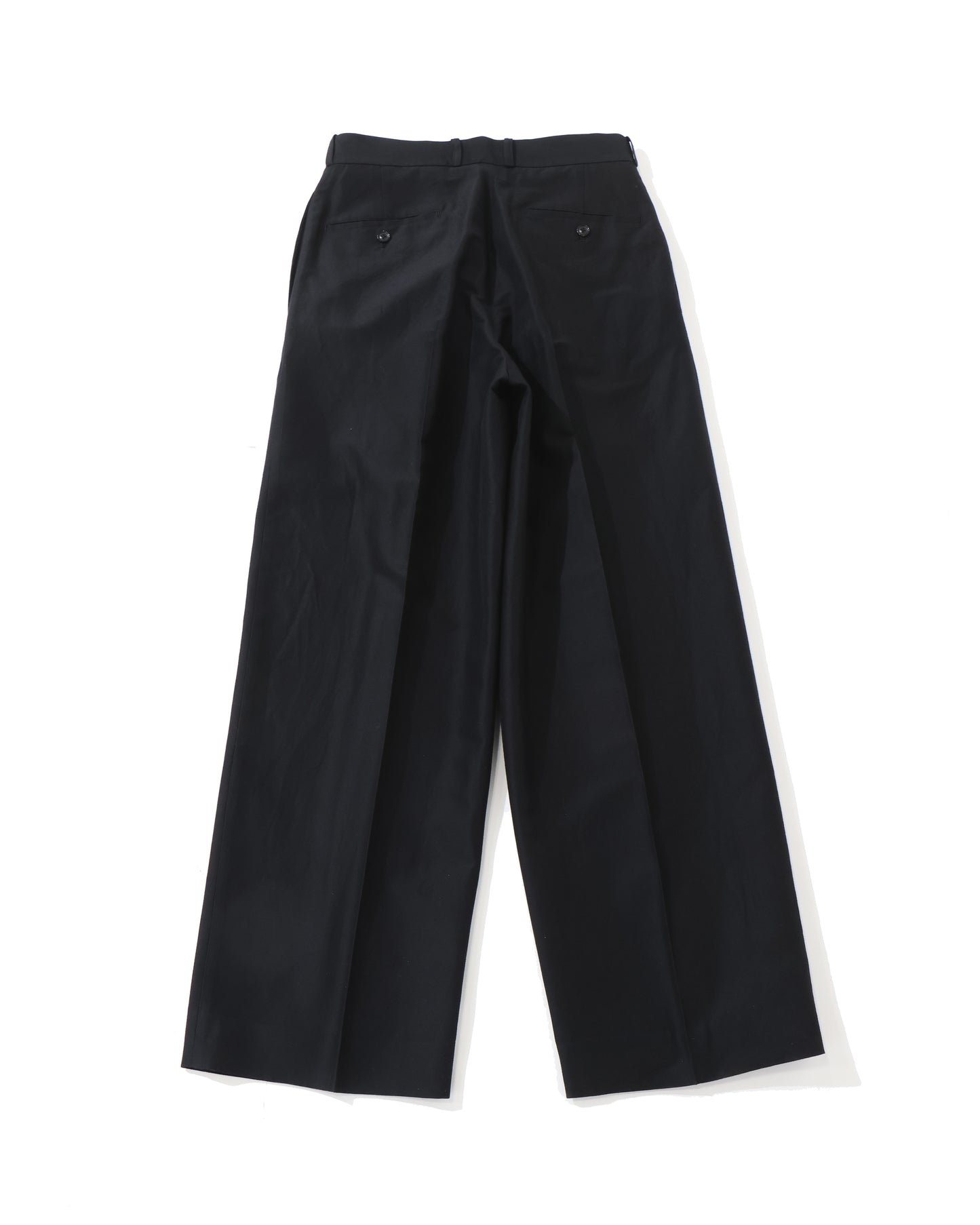 Silk-Wo-Co Two-tuck Slacks Black
